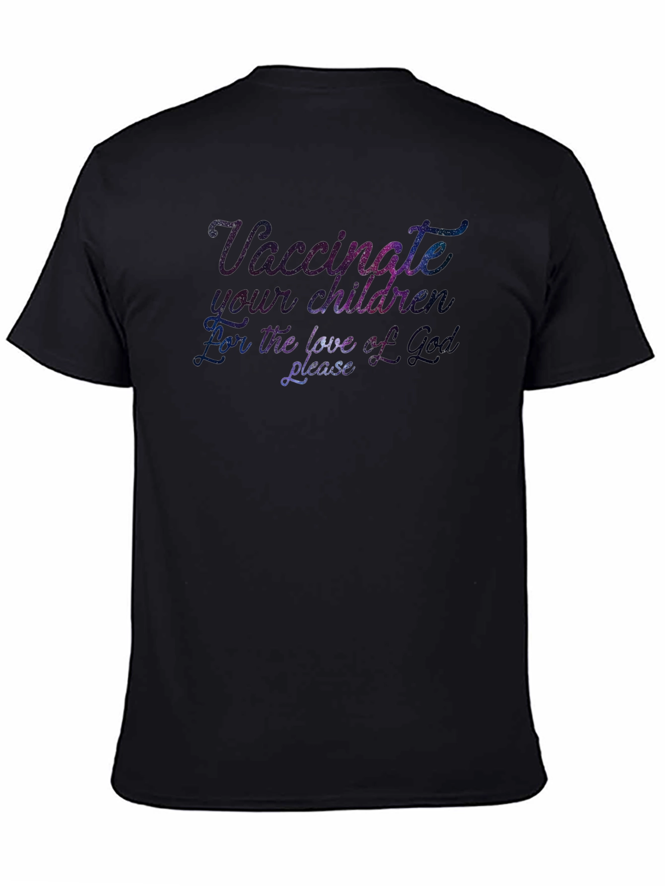Vaccinate Your Children Graphic Tee - Black