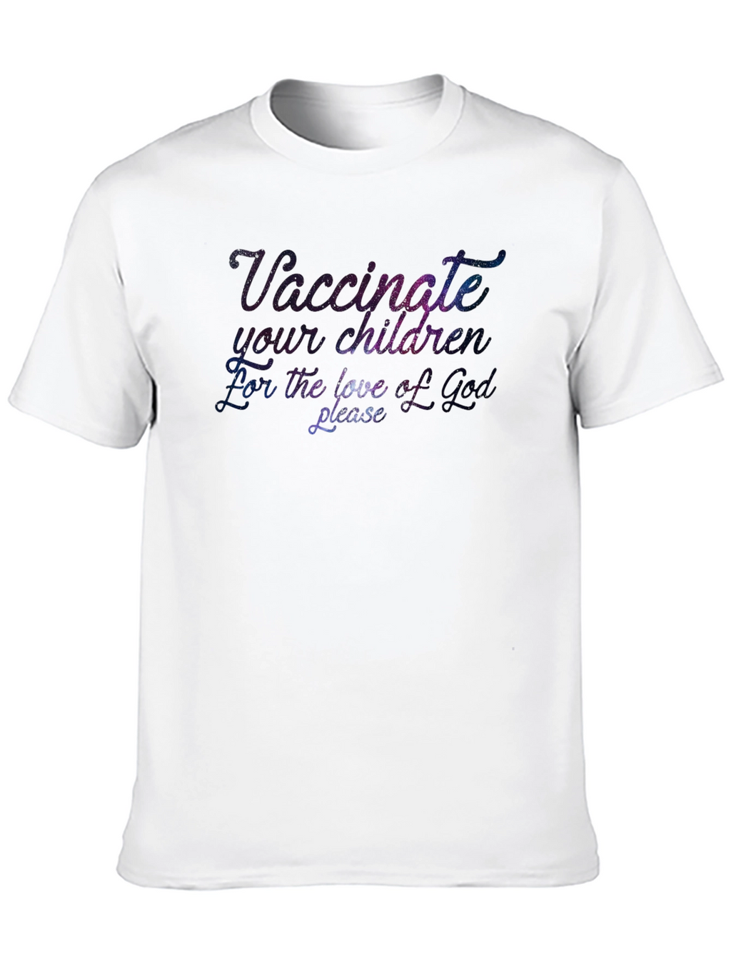 Vaccinate Your Children Graphic Tee - Black
