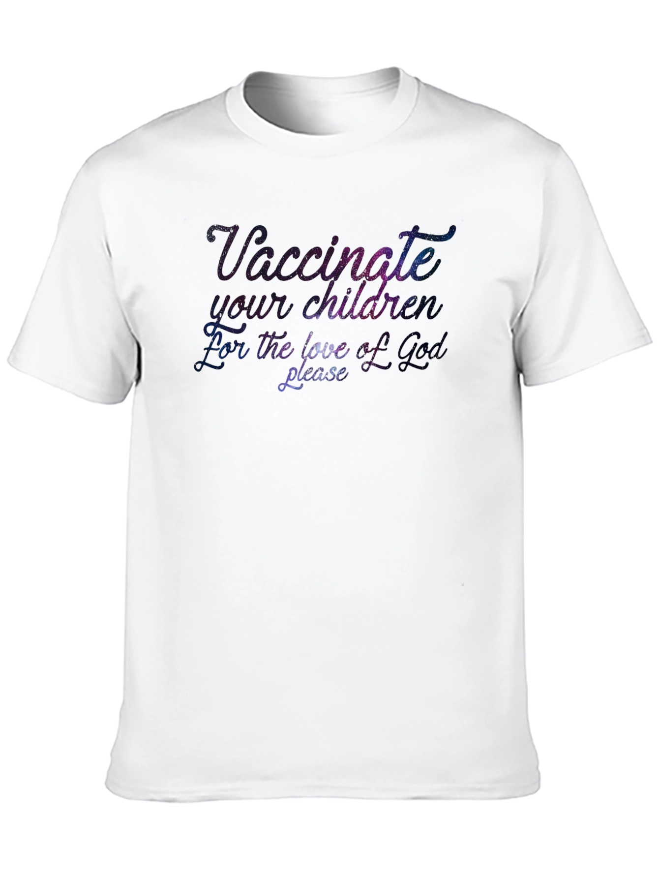 Vaccinate Your Children Graphic Tee - Black