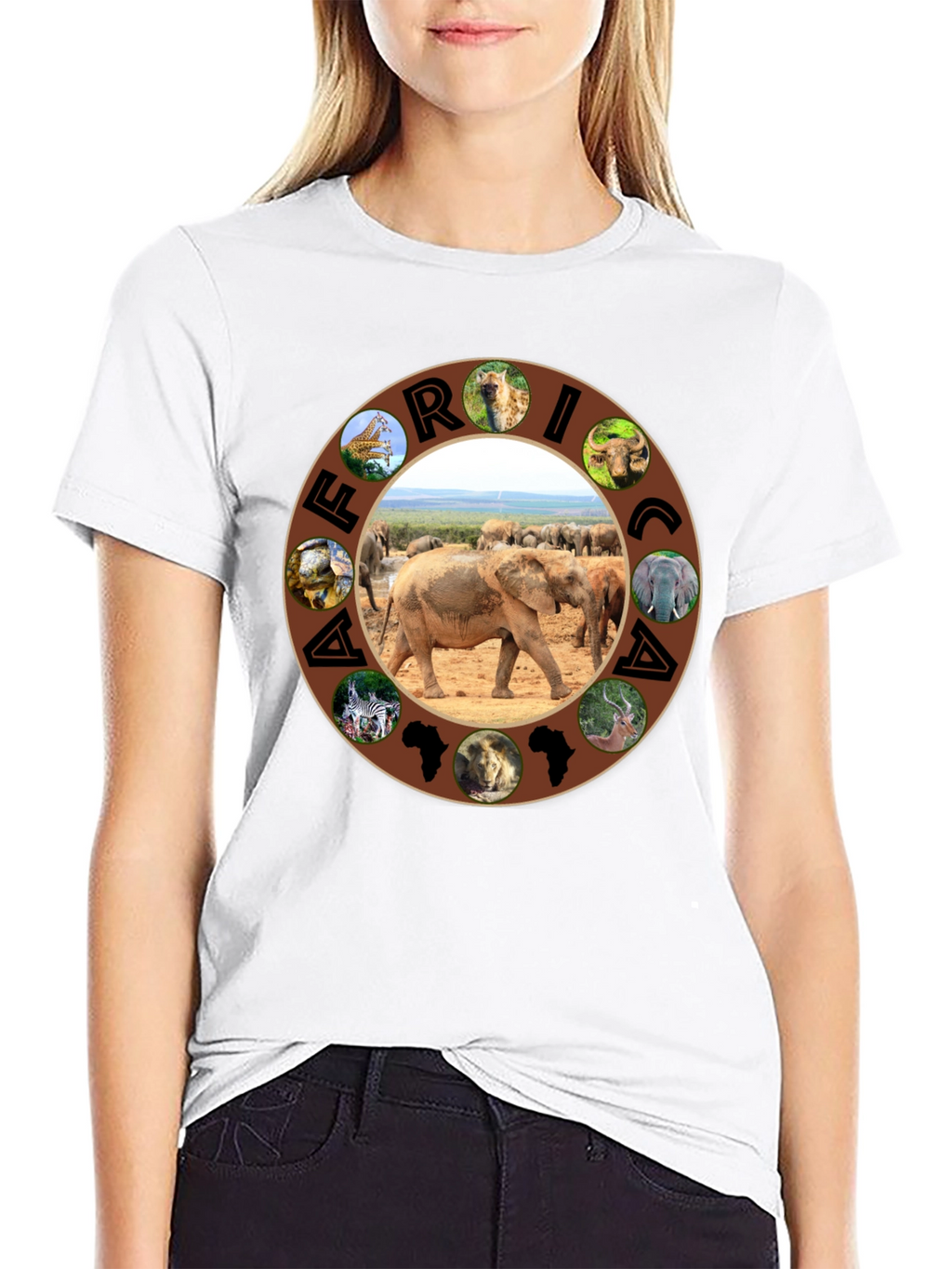 Africa Animals Graphic T-Shirt