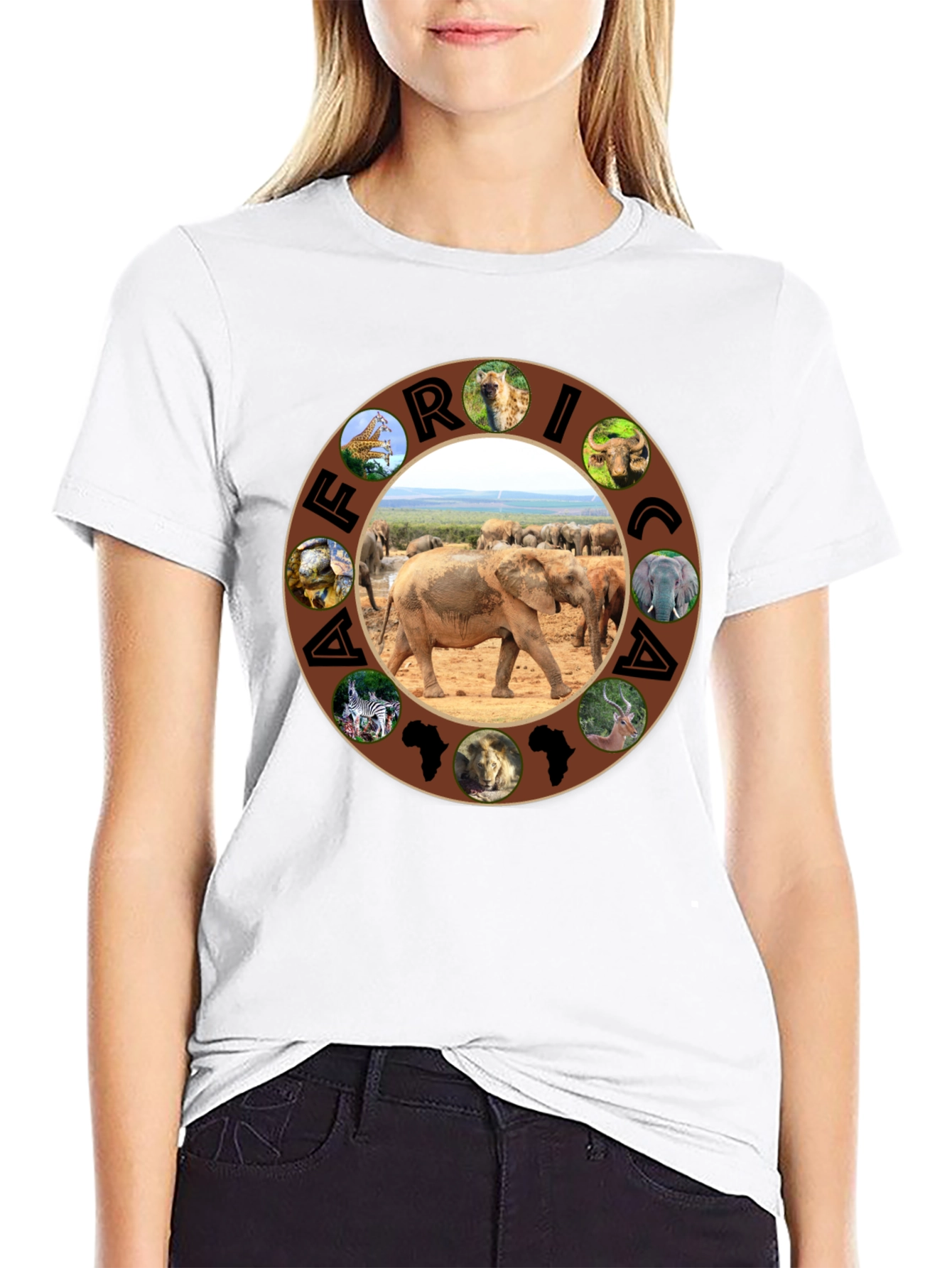 Africa Animals Graphic T-Shirt