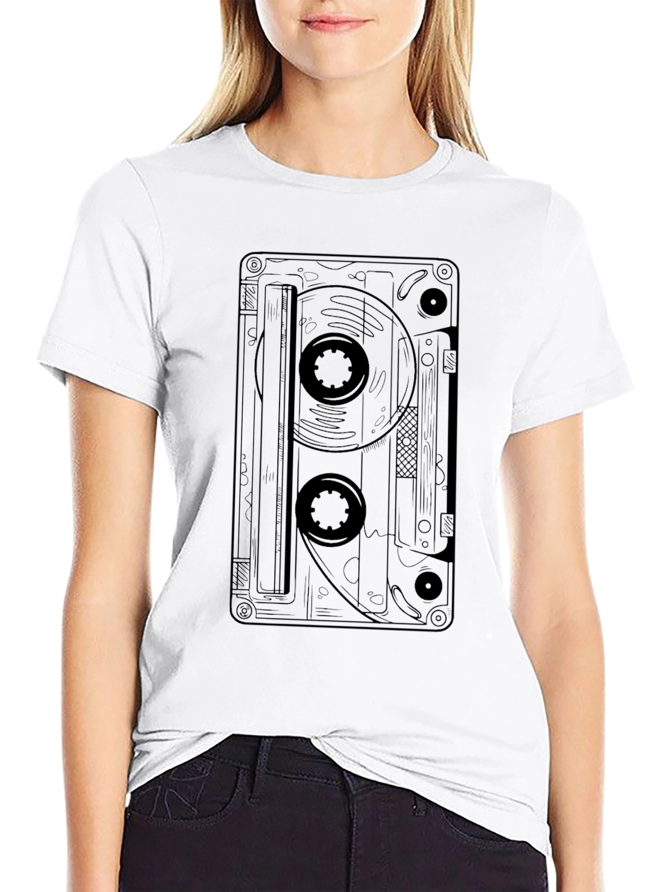 Cassette Tape Graphic T-Shirt