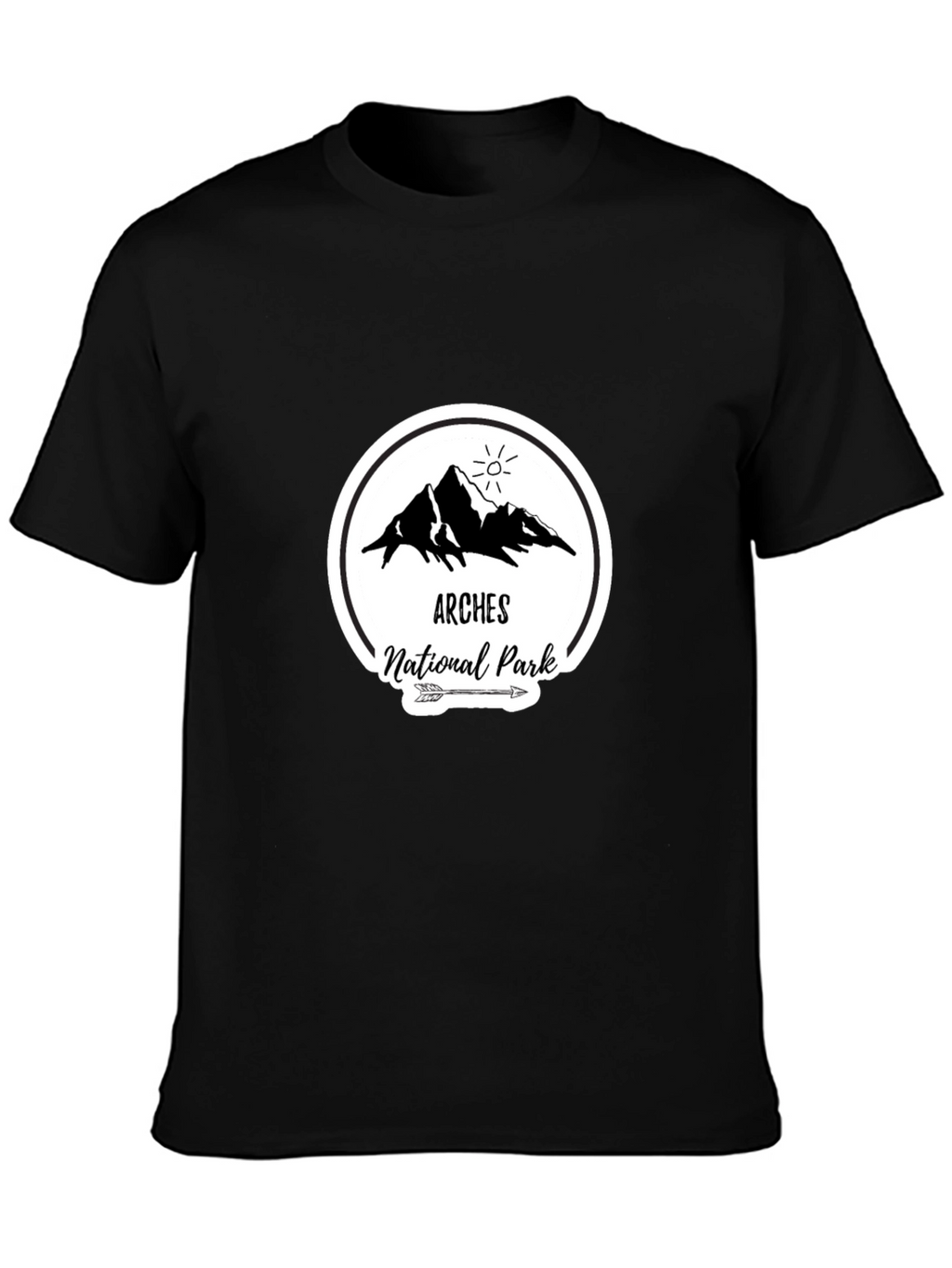 Arches National Park Black T-Shirt