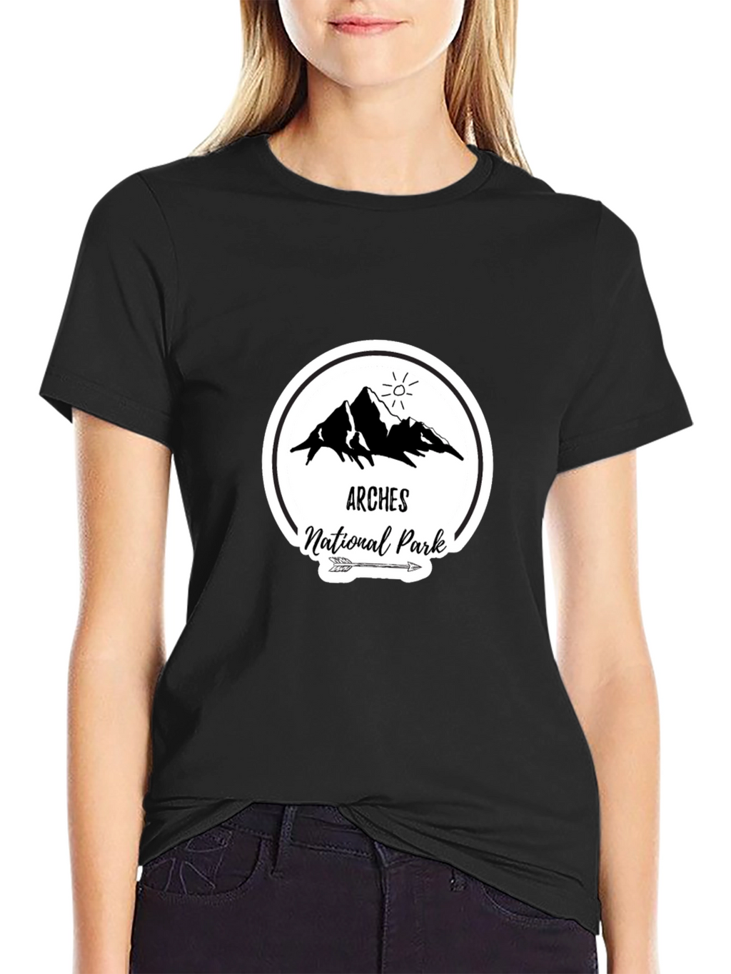 Arches National Park Black T-Shirt