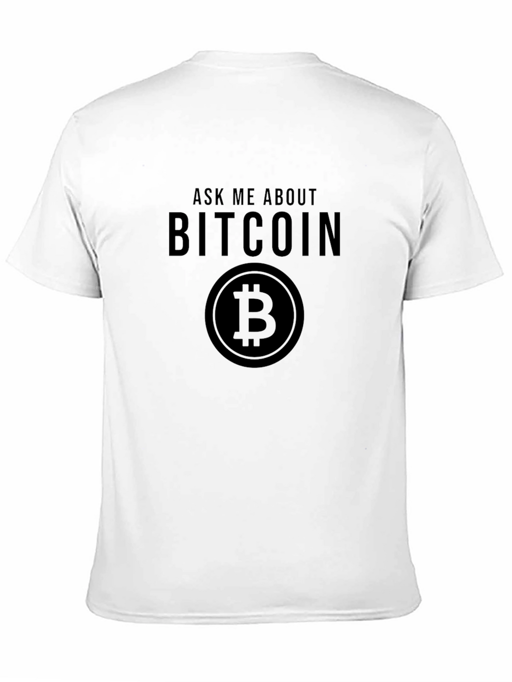 Ask Me About Bitcoin Black T-Shirt