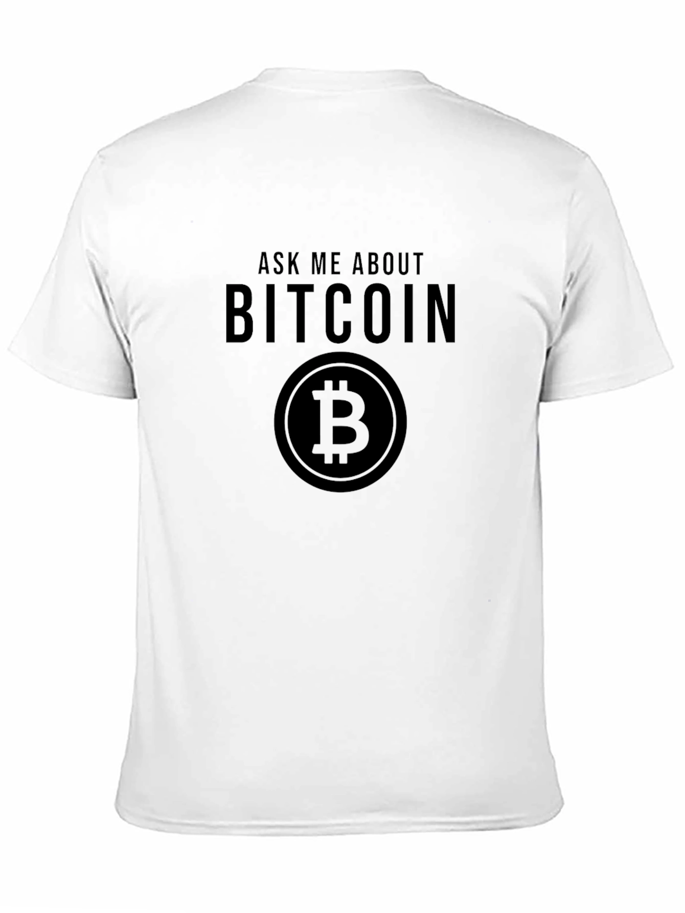Ask Me About Bitcoin Black T-Shirt