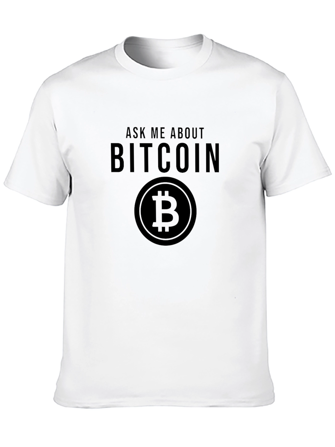 Ask Me About Bitcoin Black T-Shirt