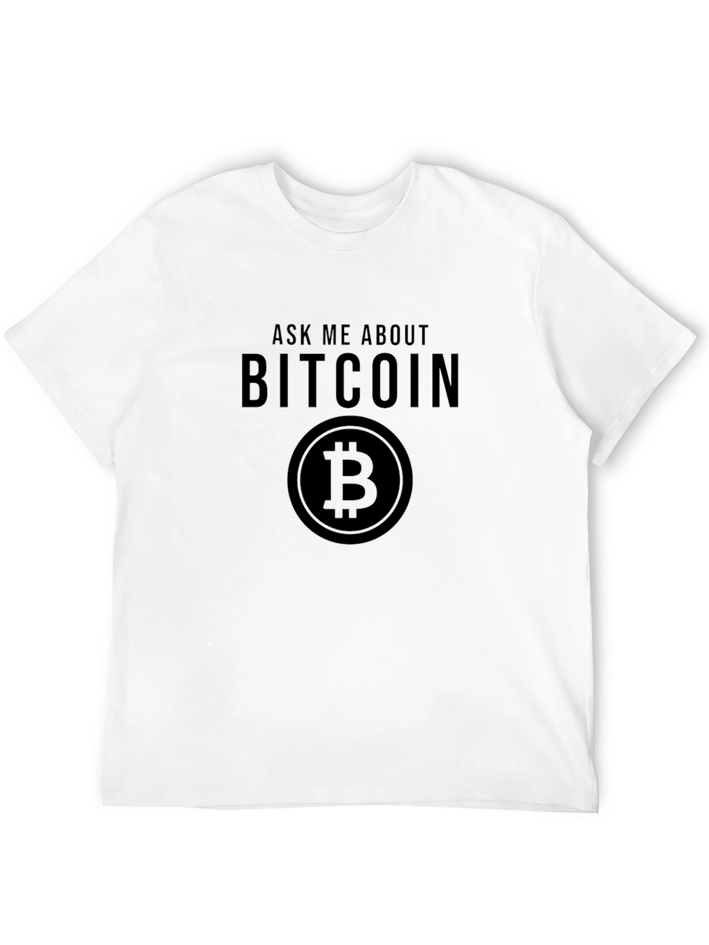 Ask Me About Bitcoin Black T-Shirt