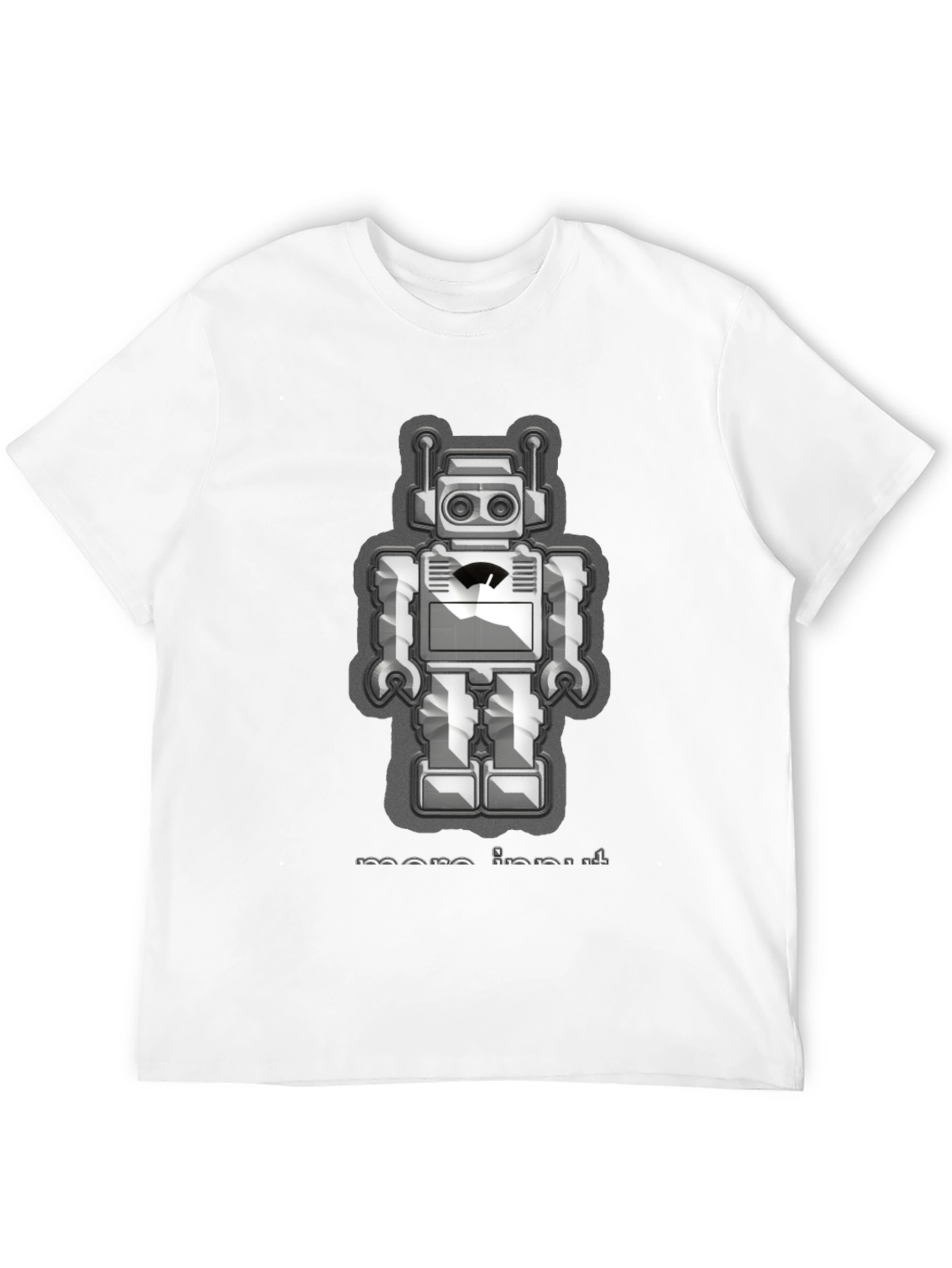 Retro Robot T-Shirt - More Input Design