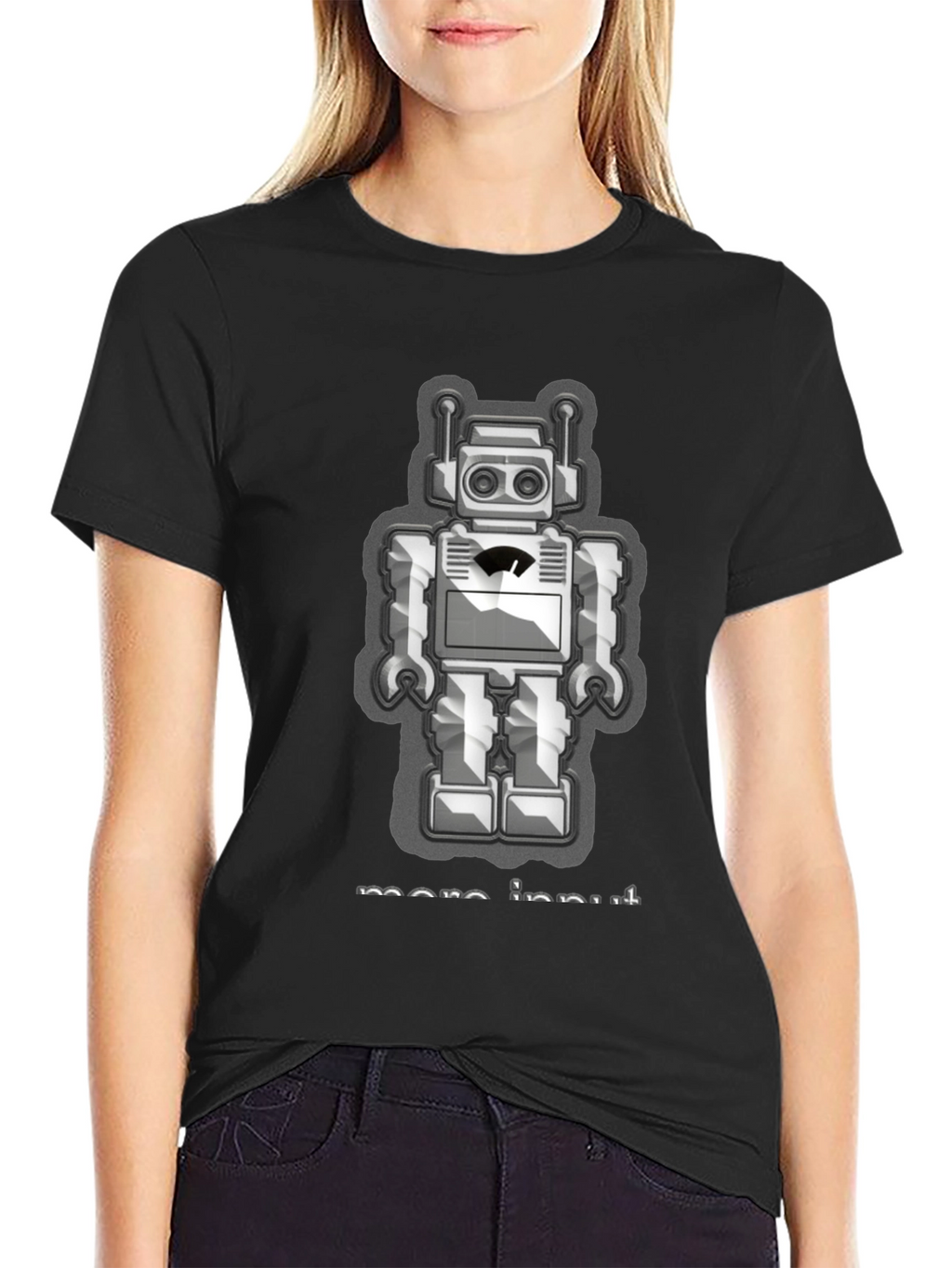Retro Robot T-Shirt - More Input Design