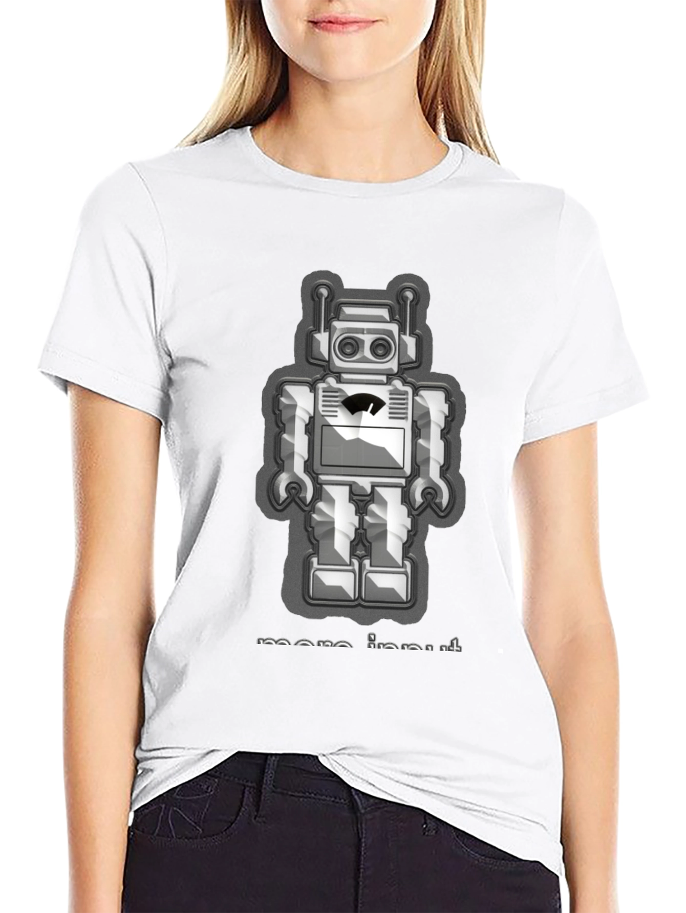 Retro Robot T-Shirt - More Input Design