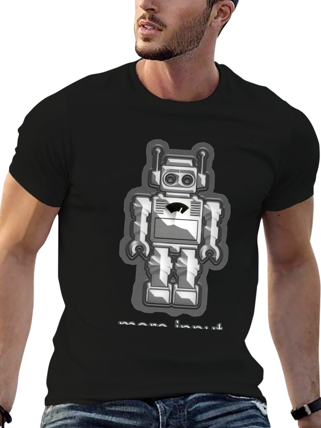 Retro Robot T-Shirt - More Input Design