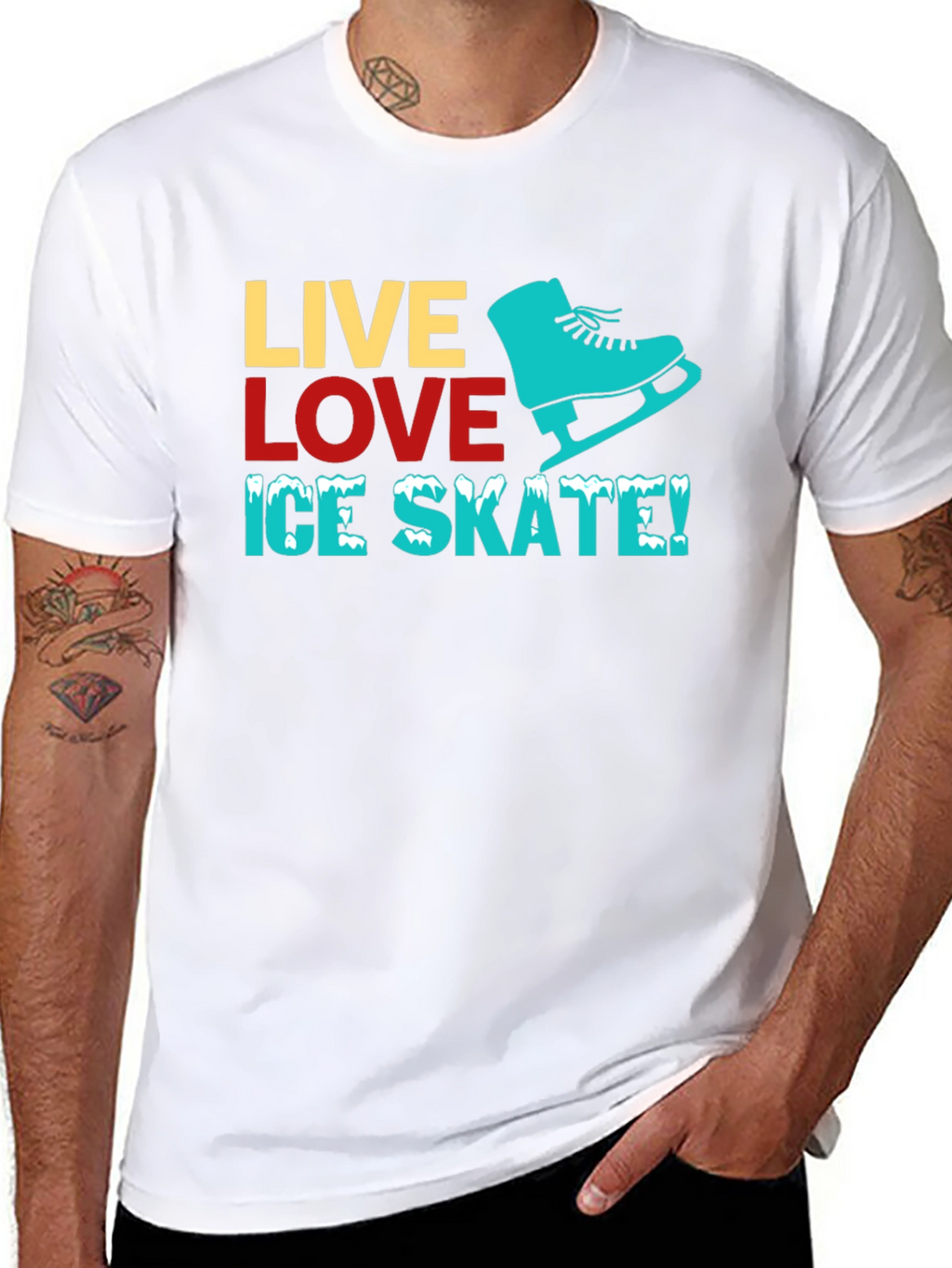 Live Love Ice Skate T-Shirt
