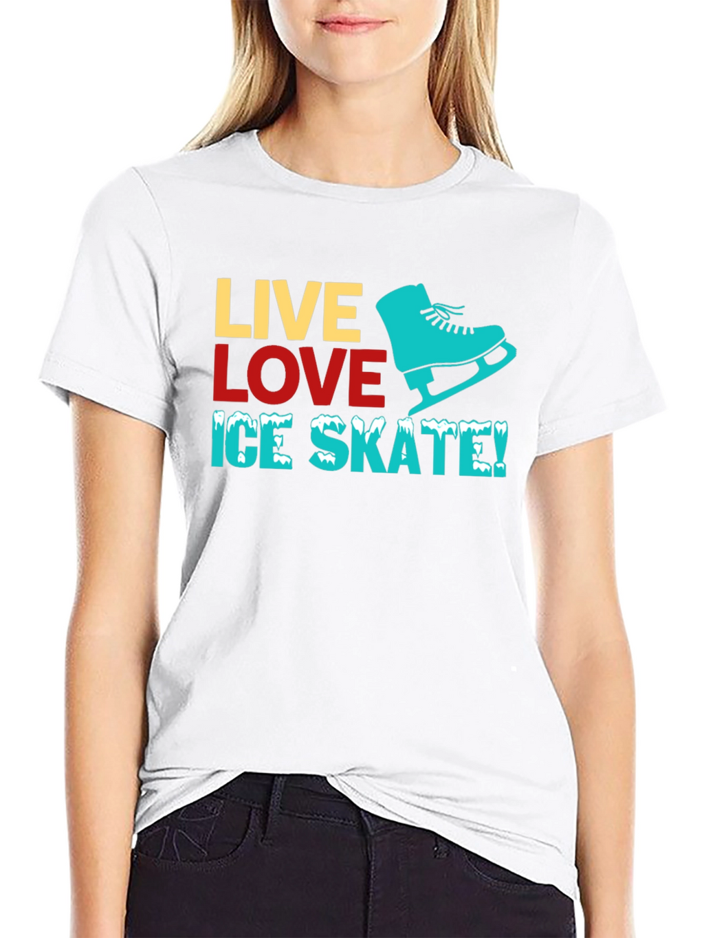 Live Love Ice Skate T-Shirt