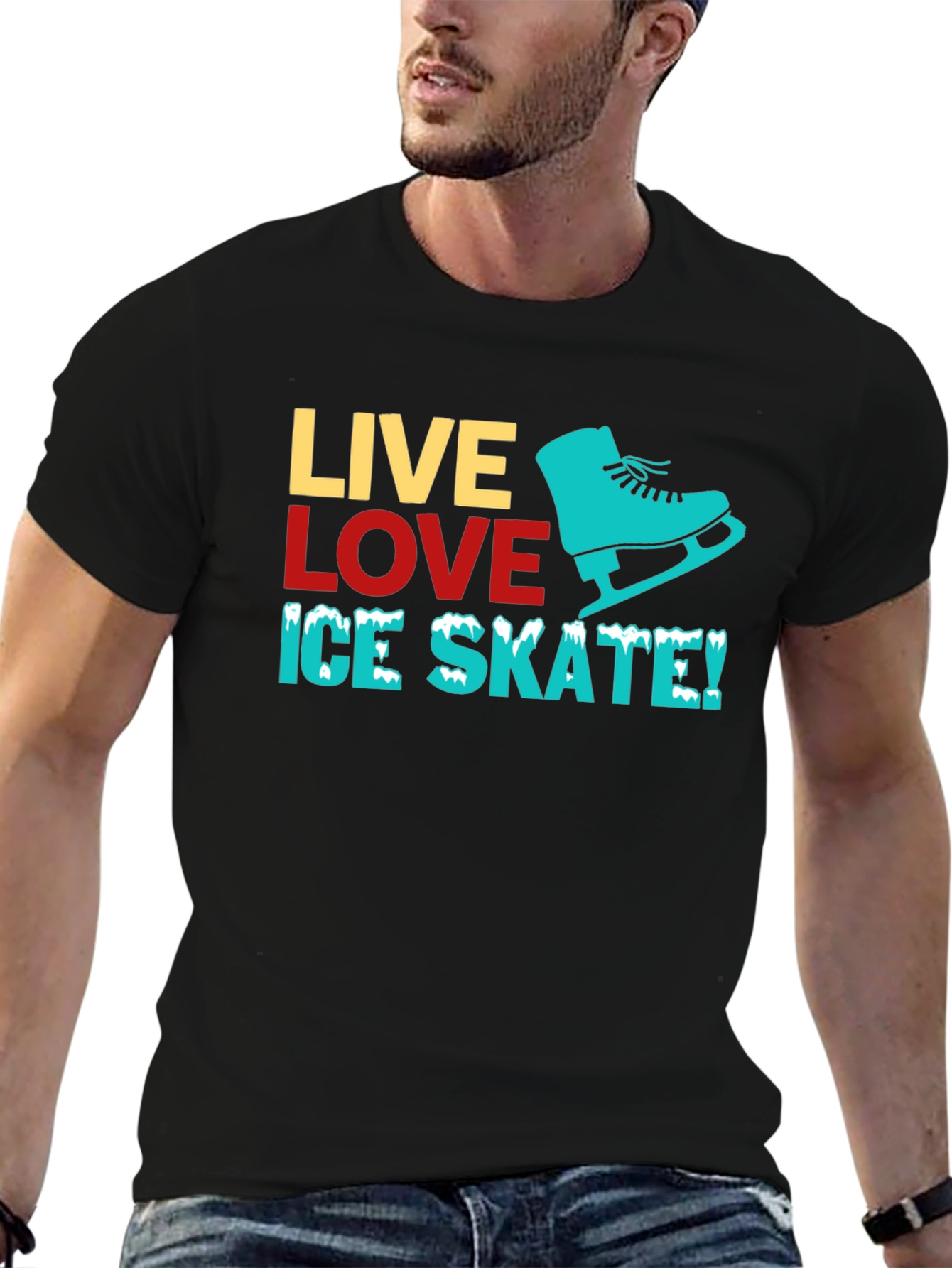 Live Love Ice Skate T-Shirt