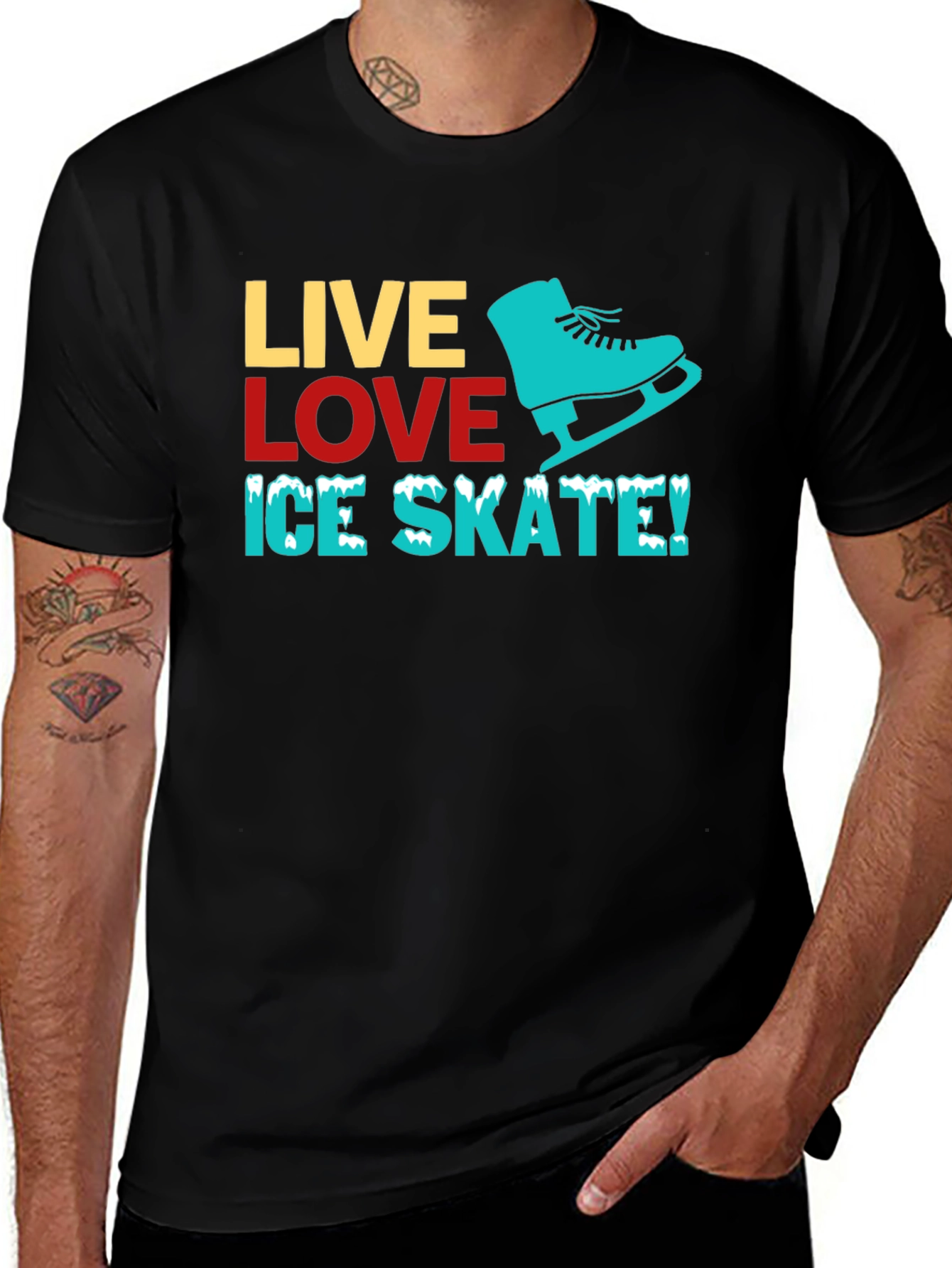 Live Love Ice Skate T-Shirt
