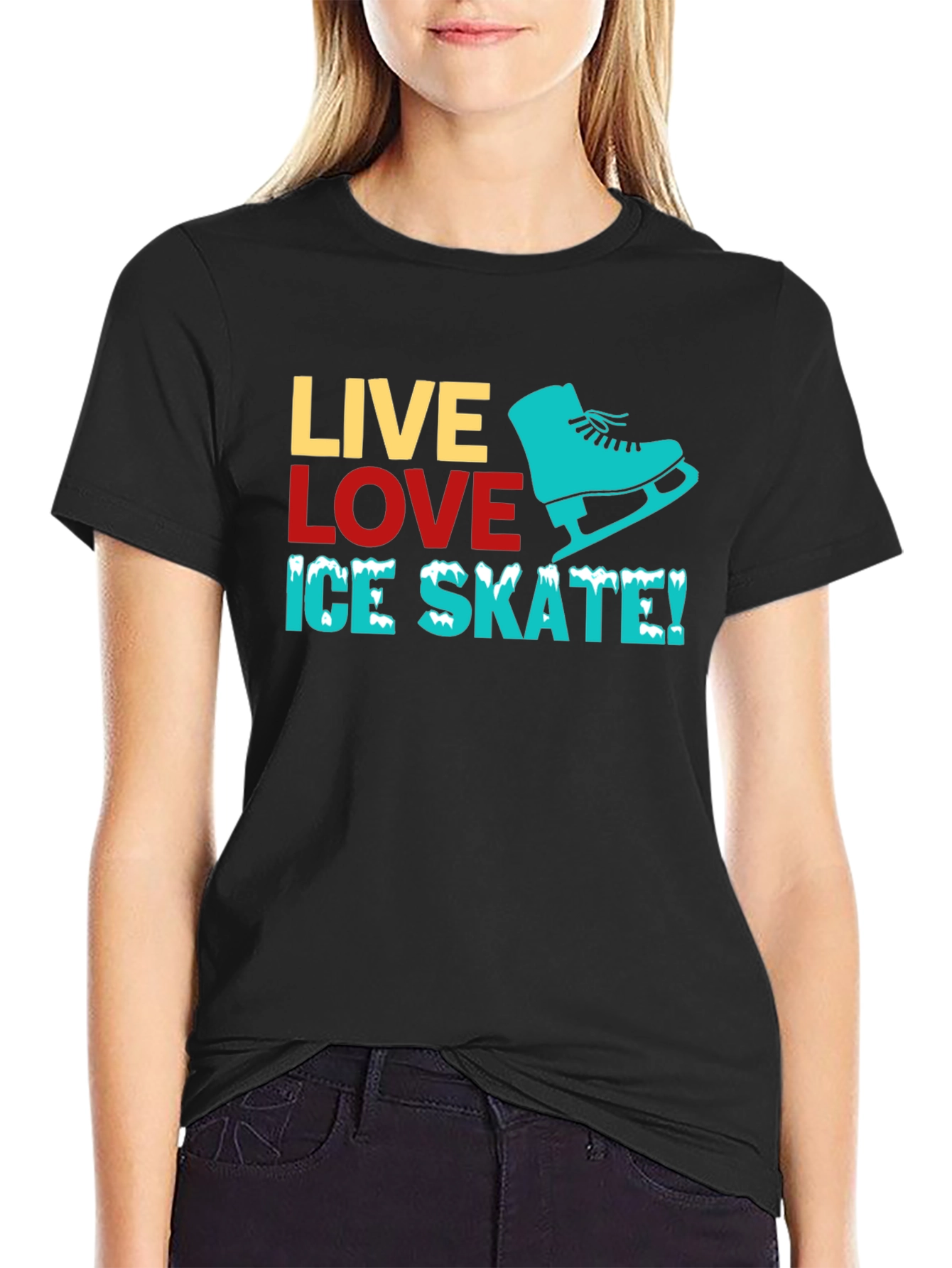 Live Love Ice Skate T-Shirt