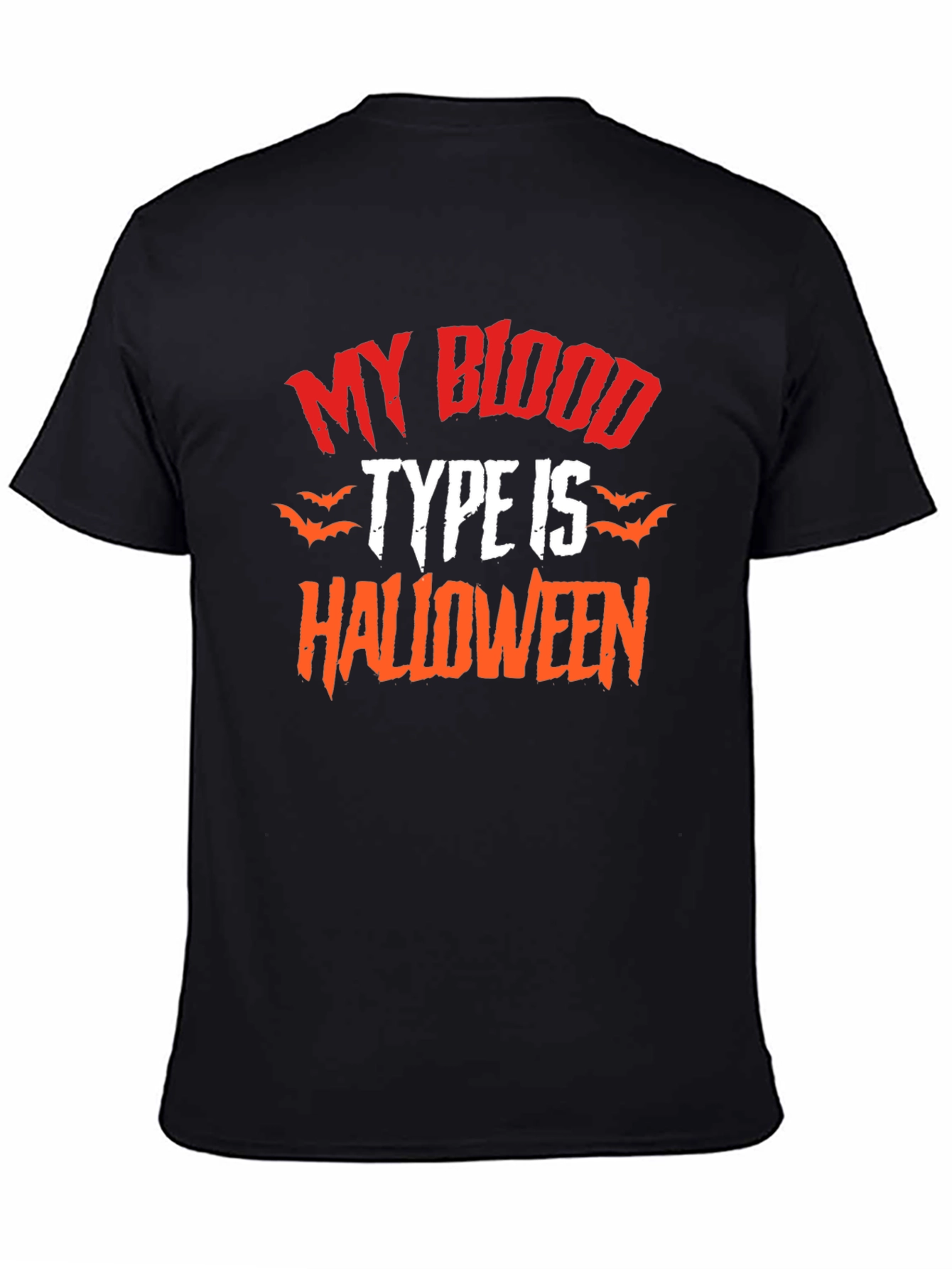 Halloween Blood Type Graphic T-Shirt