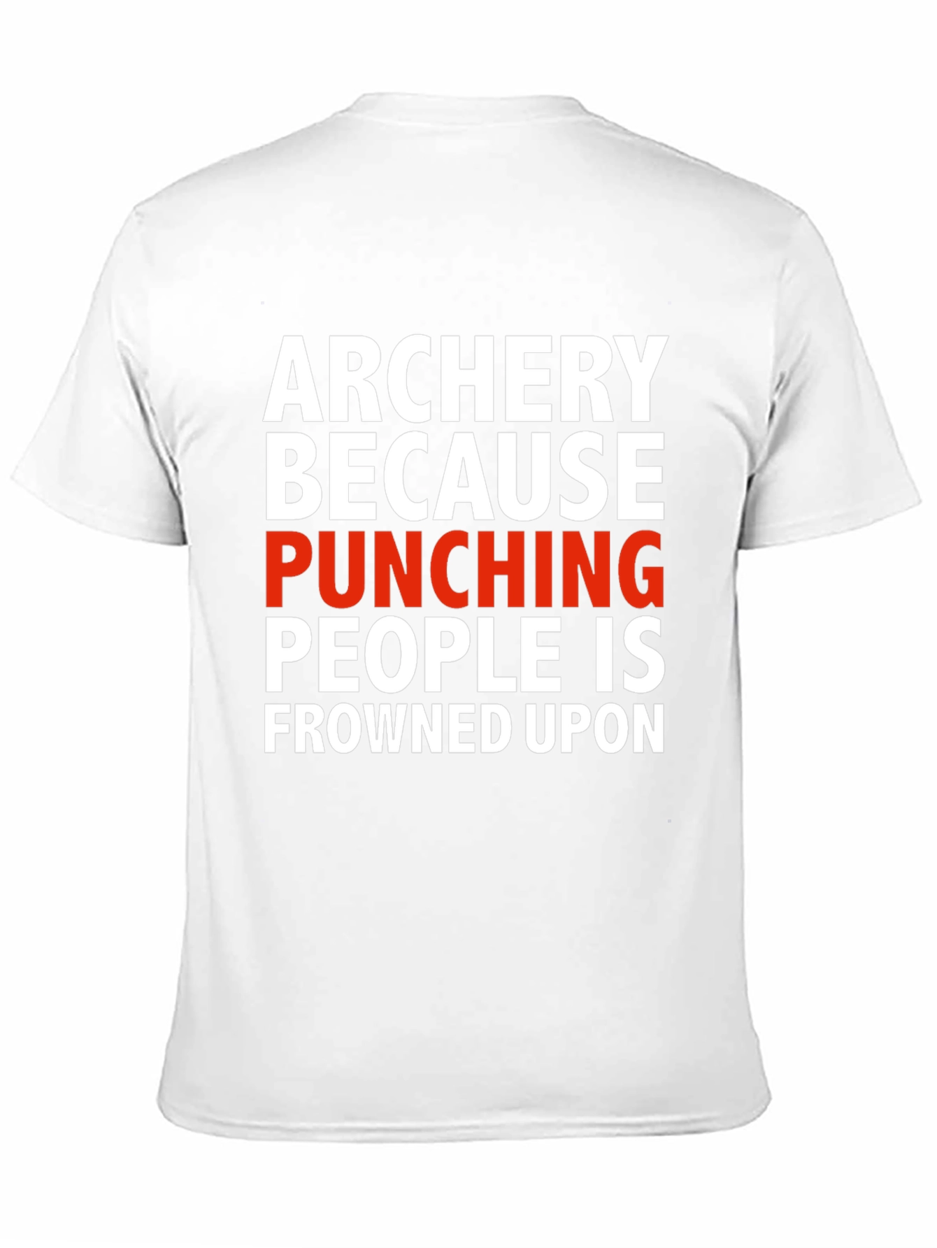 Archery Punching Humor T-Shirt