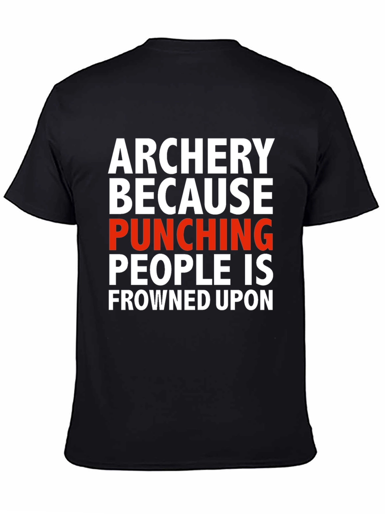 Archery Punching Humor T-Shirt