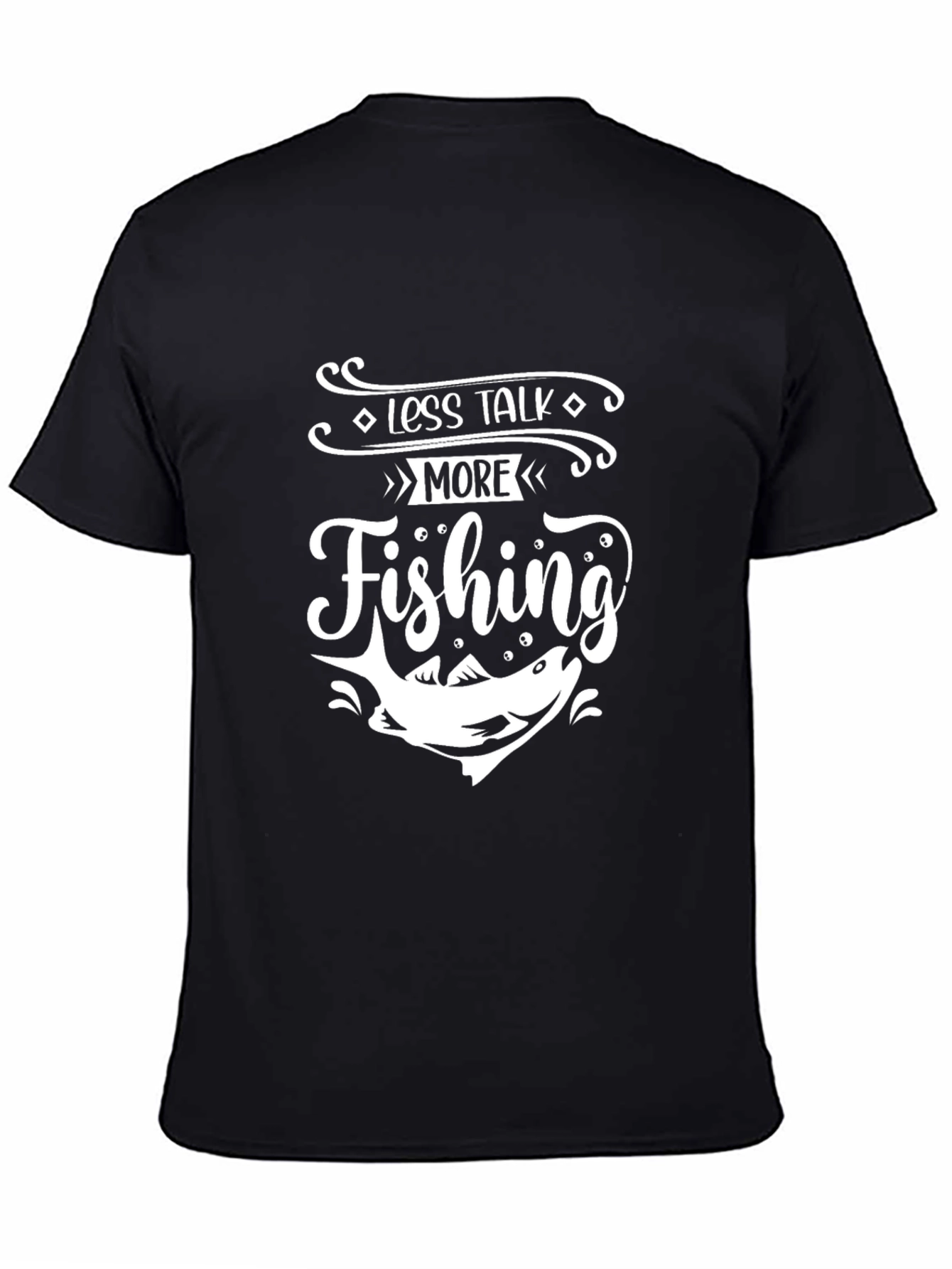 Less Talk More Fishing Graphic Tee