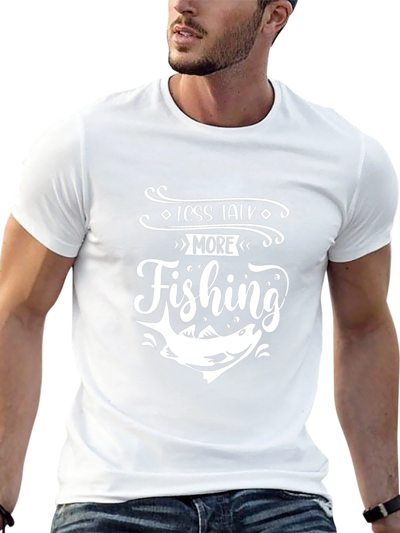 Less Talk More Fishing Graphic Tee