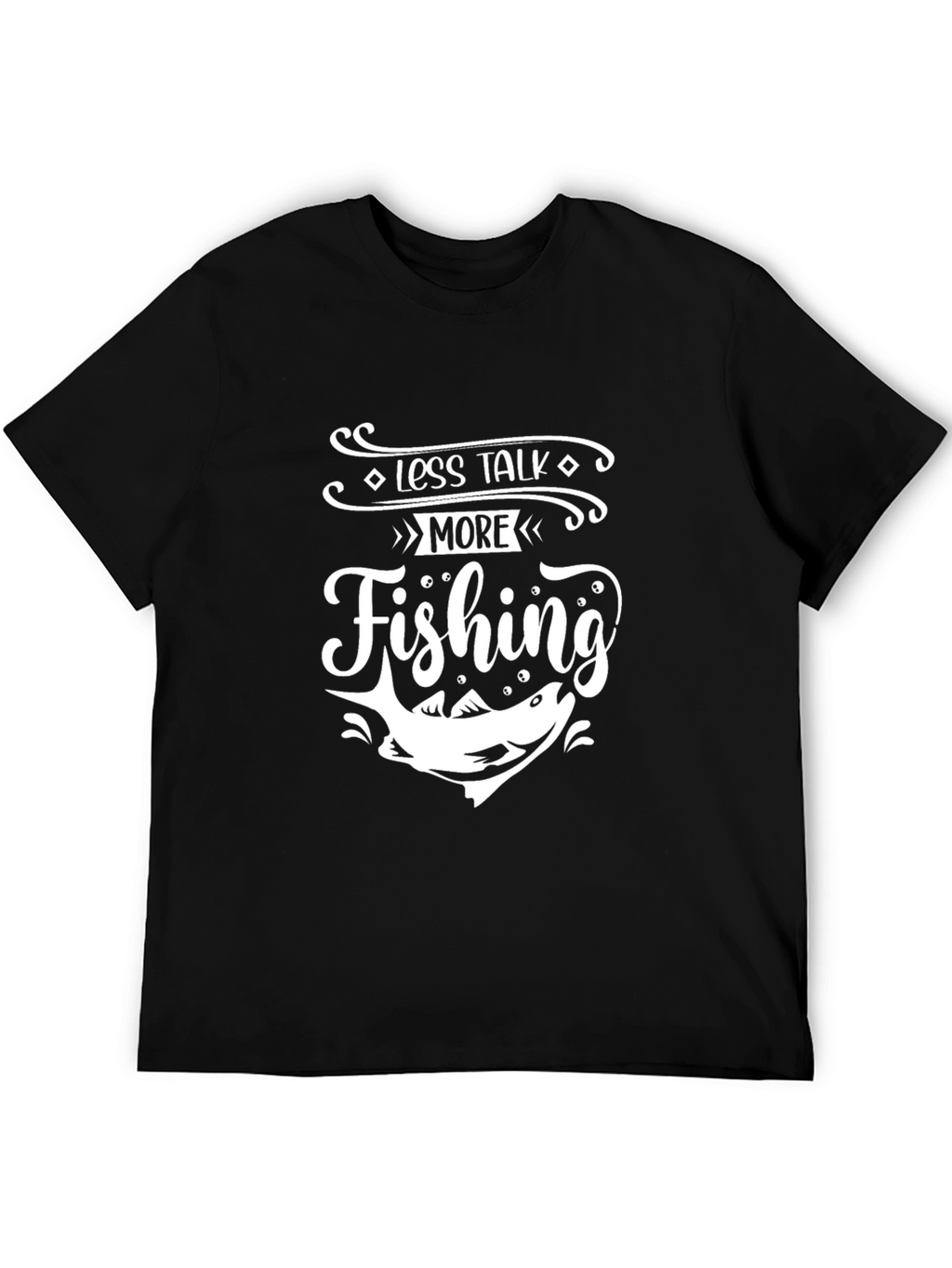 Less Talk More Fishing Graphic Tee