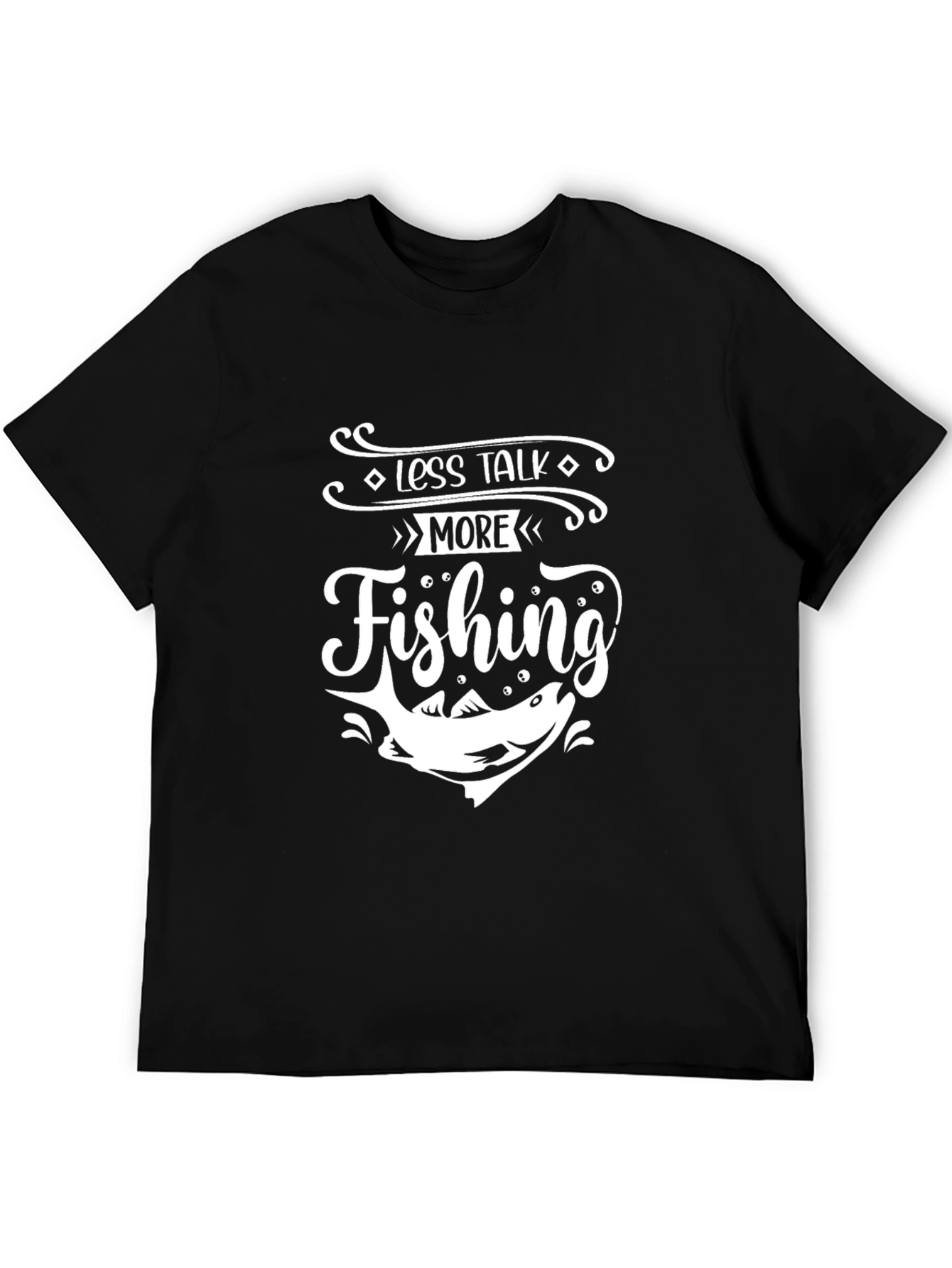 Less Talk More Fishing Graphic Tee