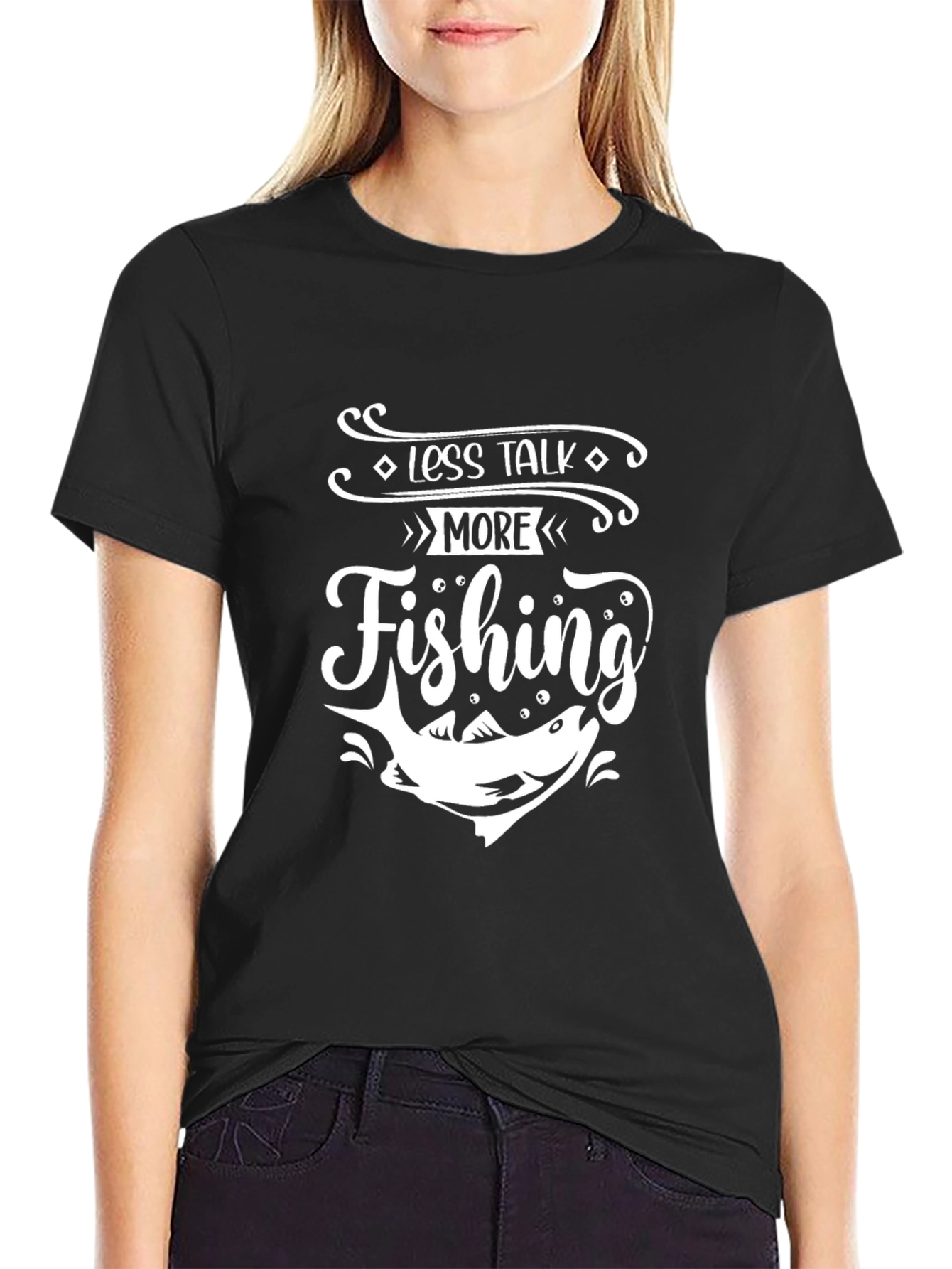 Less Talk More Fishing Graphic Tee