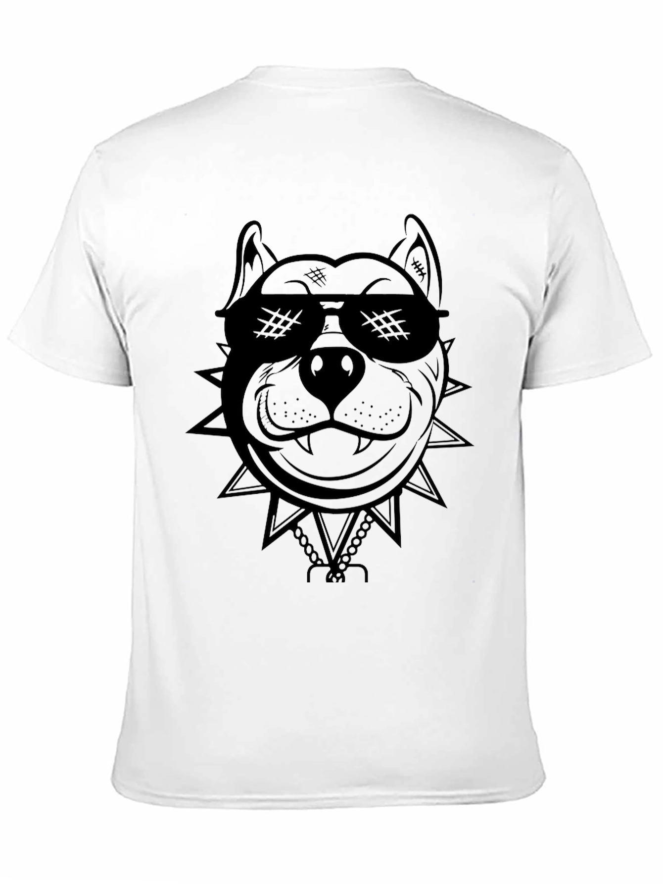 Cool Dog Graphic Tee - Black