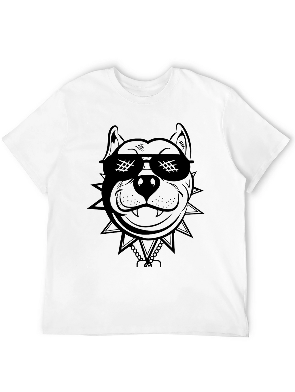 Cool Dog Graphic Tee - Black