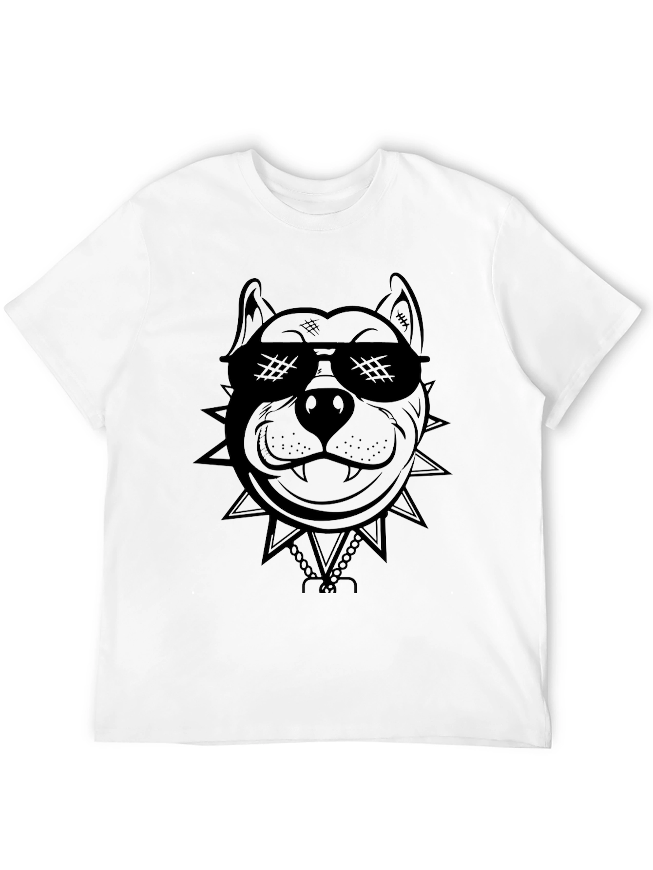 Cool Dog Graphic Tee - Black
