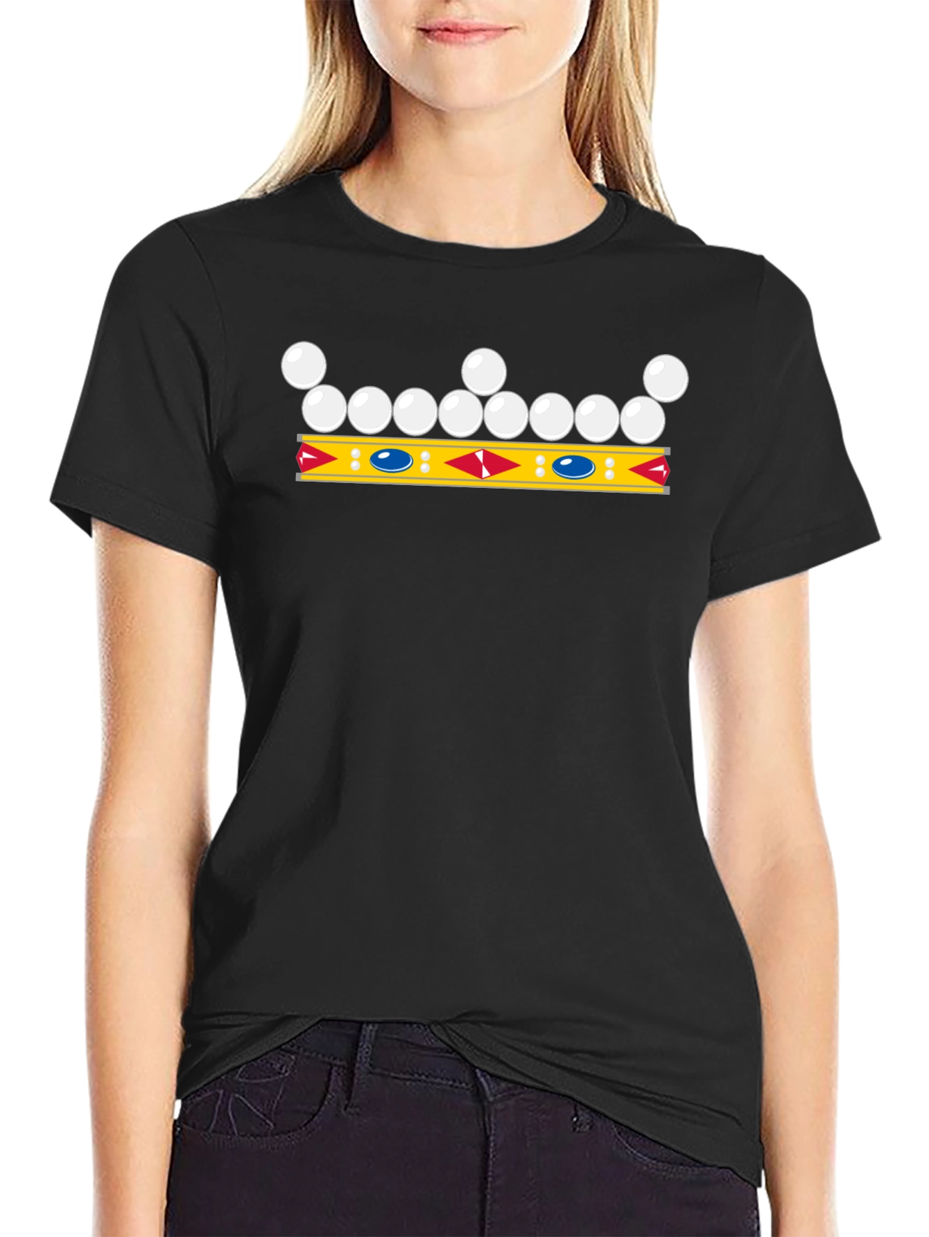 Crown Graphic Tee - Royal Design
