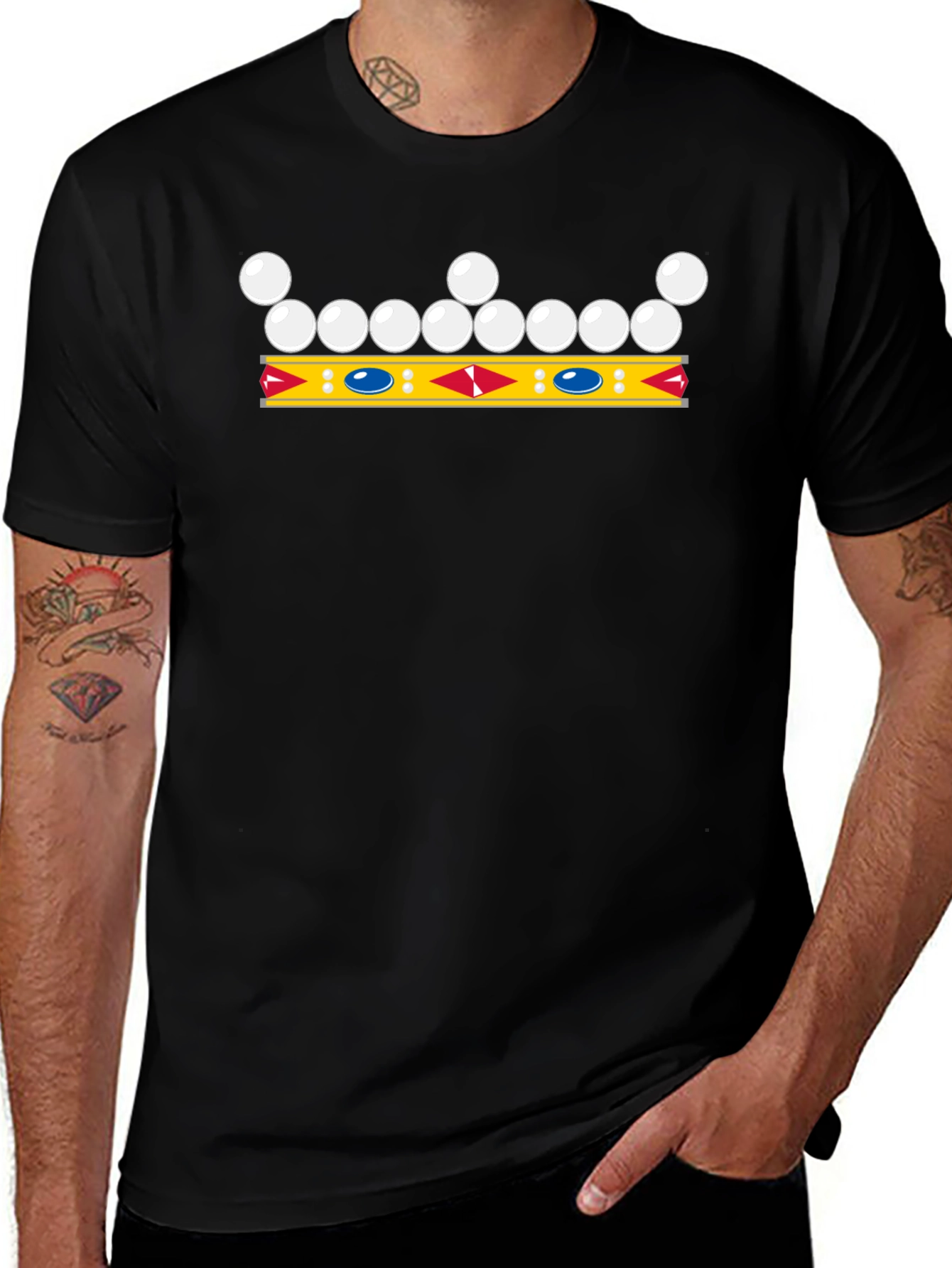 Crown Graphic Tee - Royal Design
