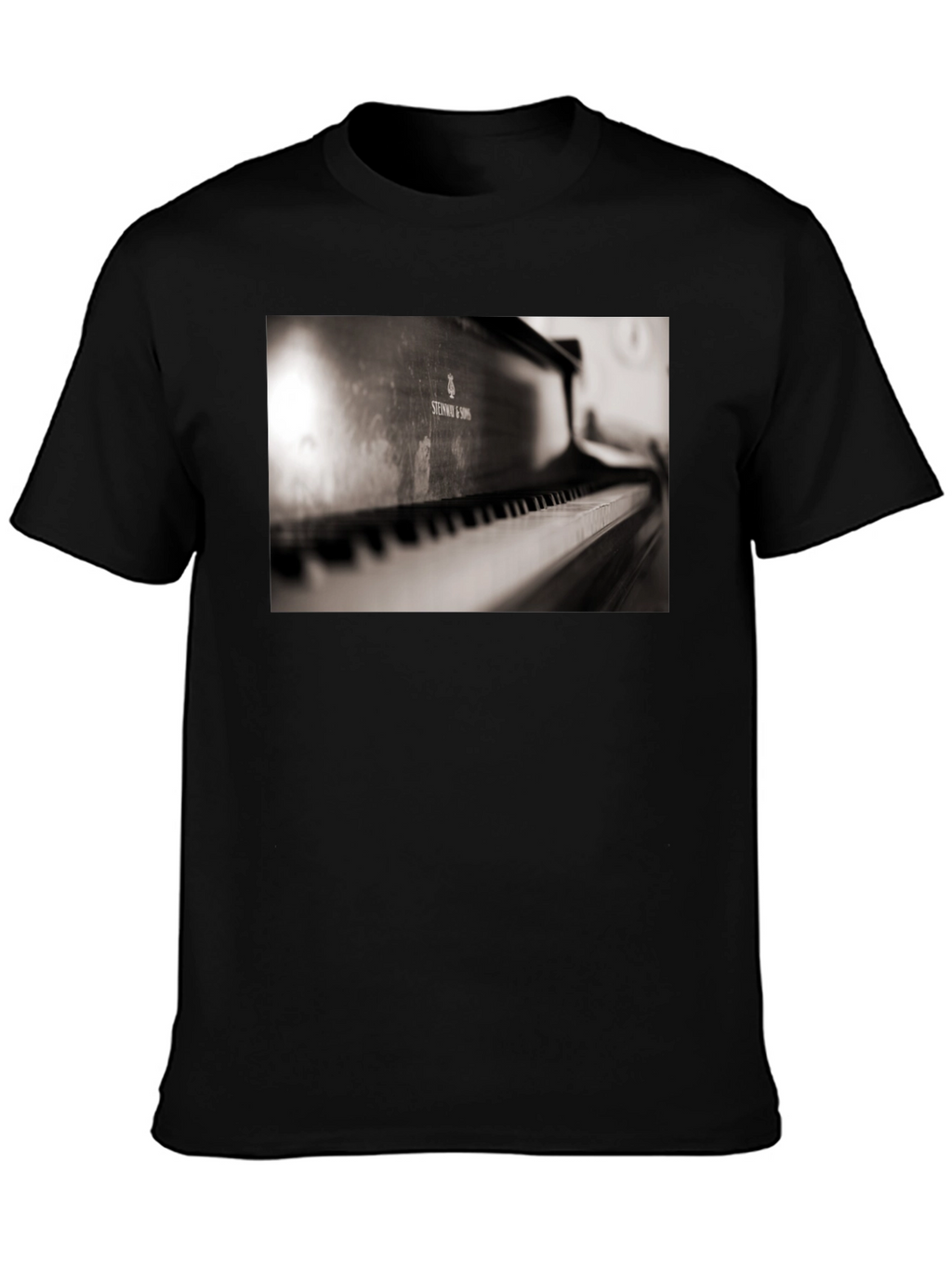 Piano Keys Graphic T-Shirt