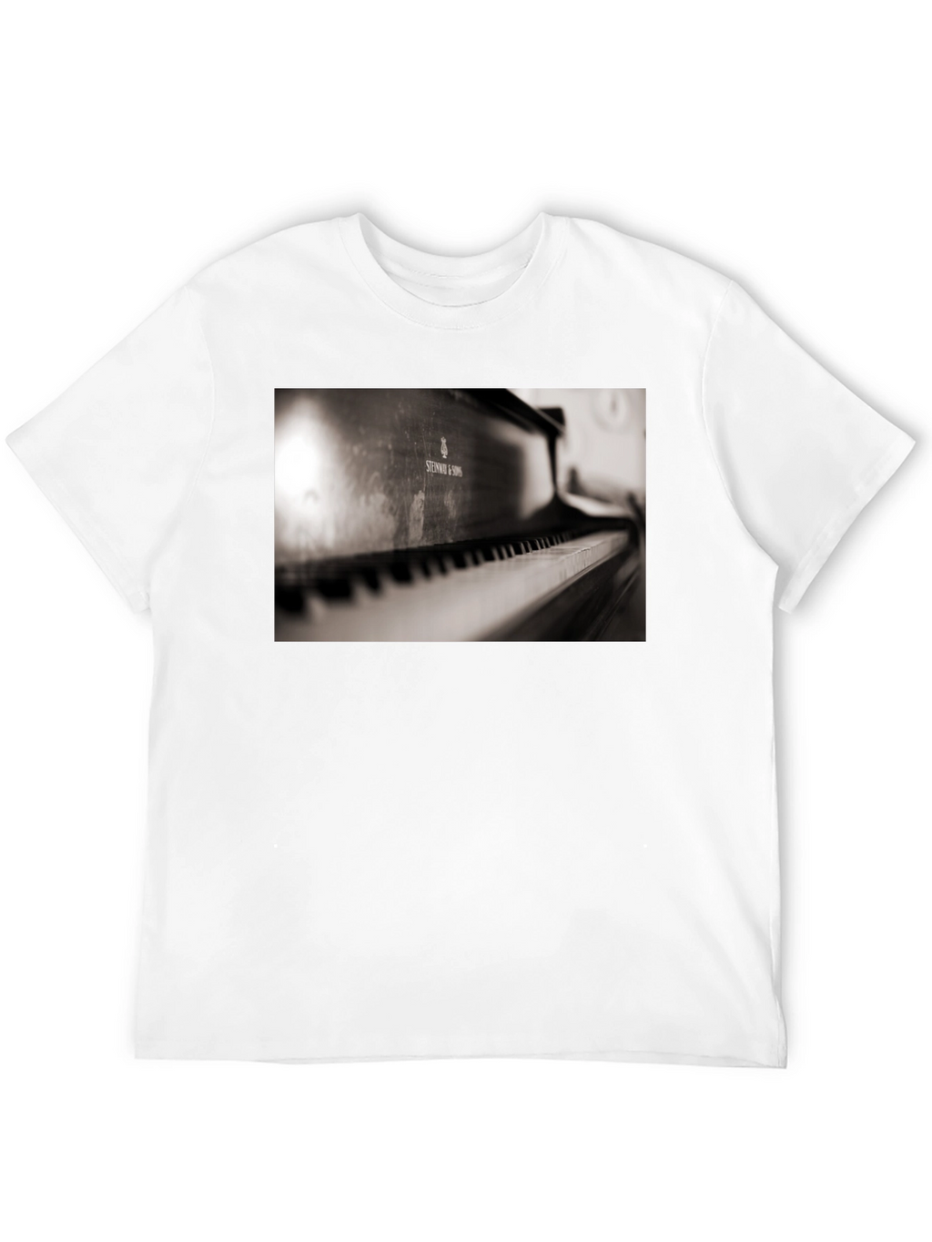 Piano Keys Graphic T-Shirt