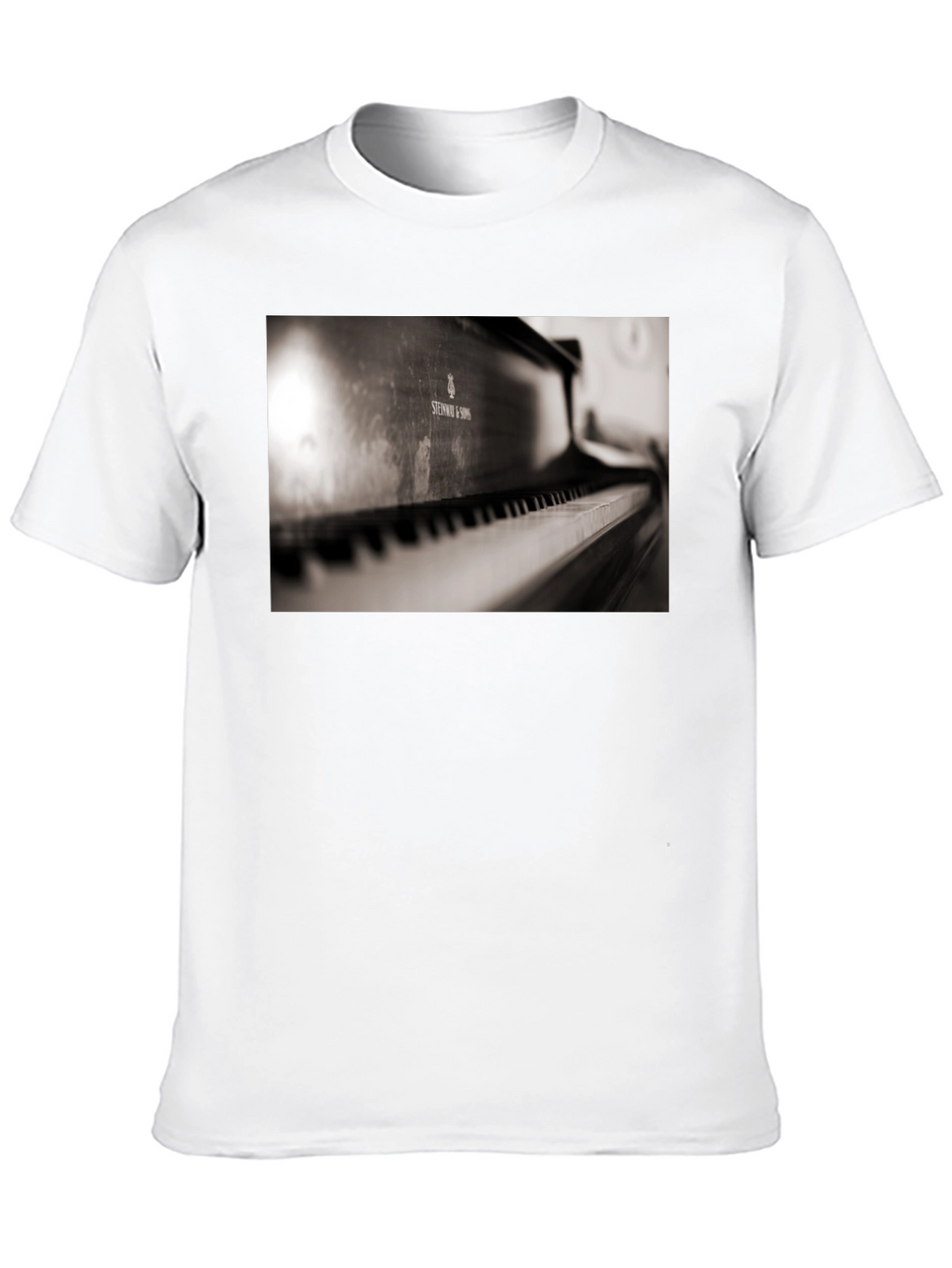 Piano Keys Graphic T-Shirt
