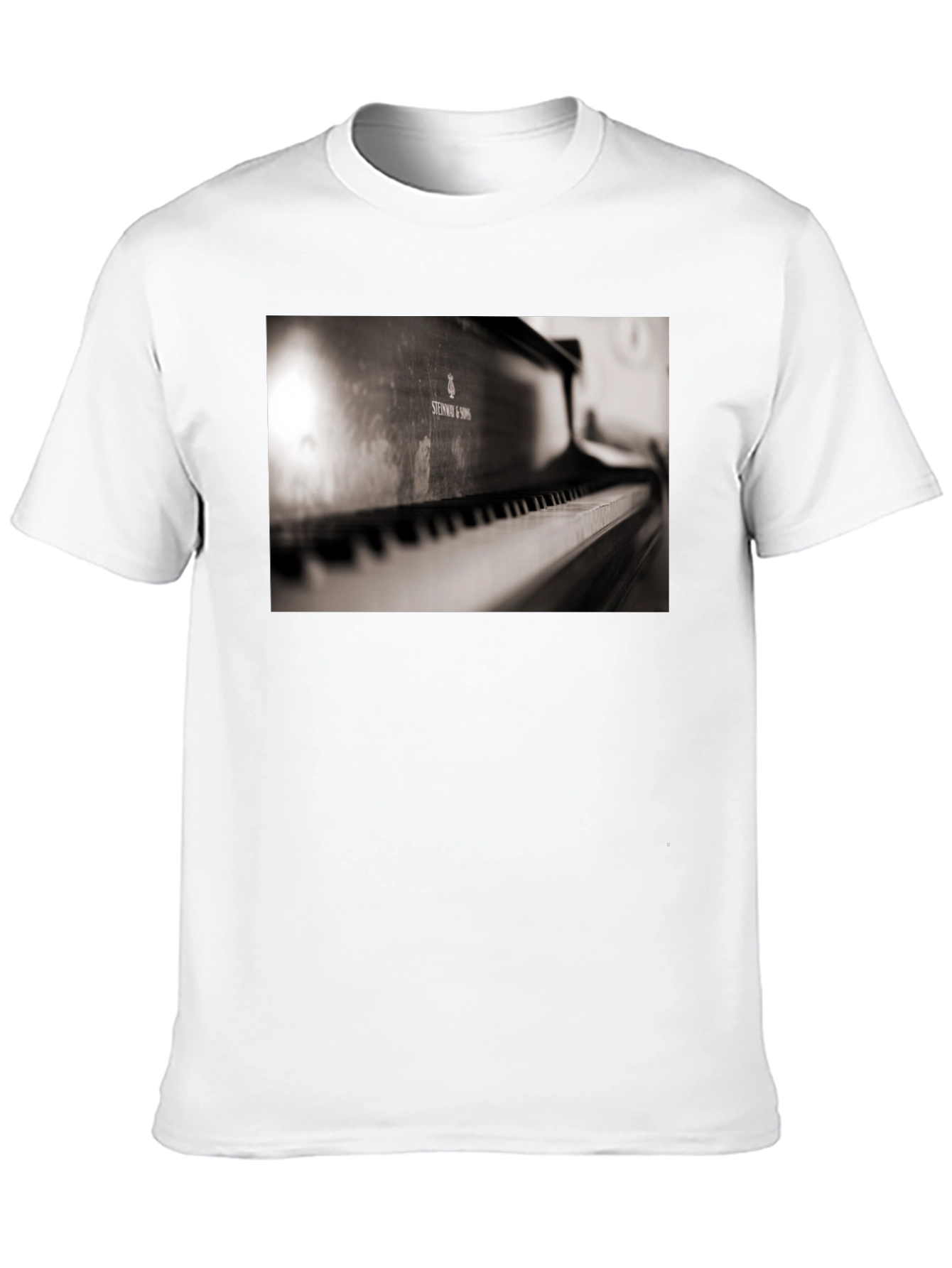 Piano Keys Graphic T-Shirt