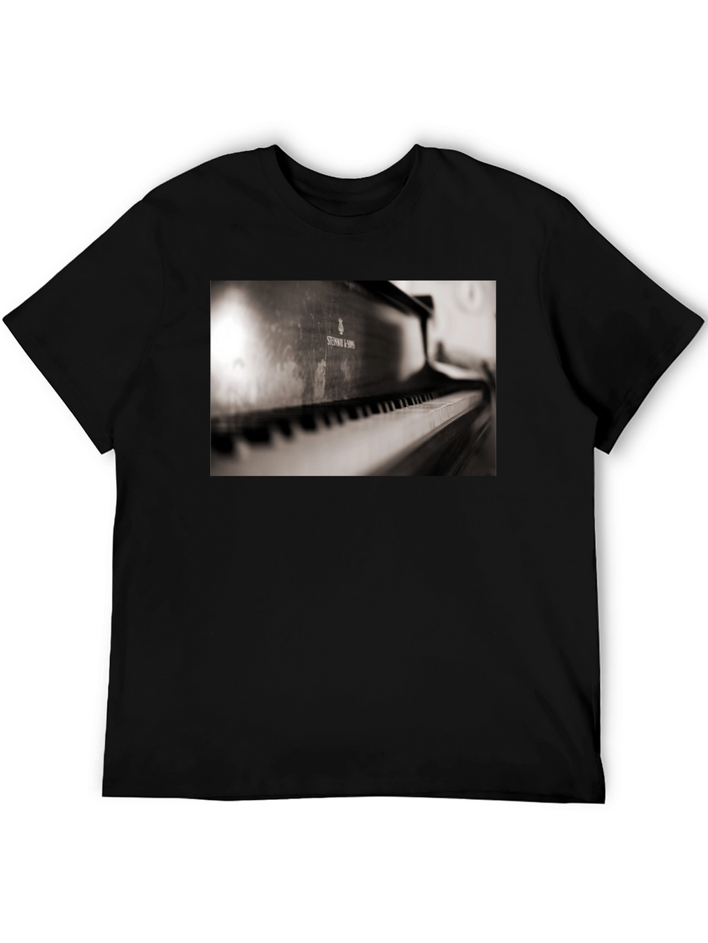 Piano Keys Graphic T-Shirt