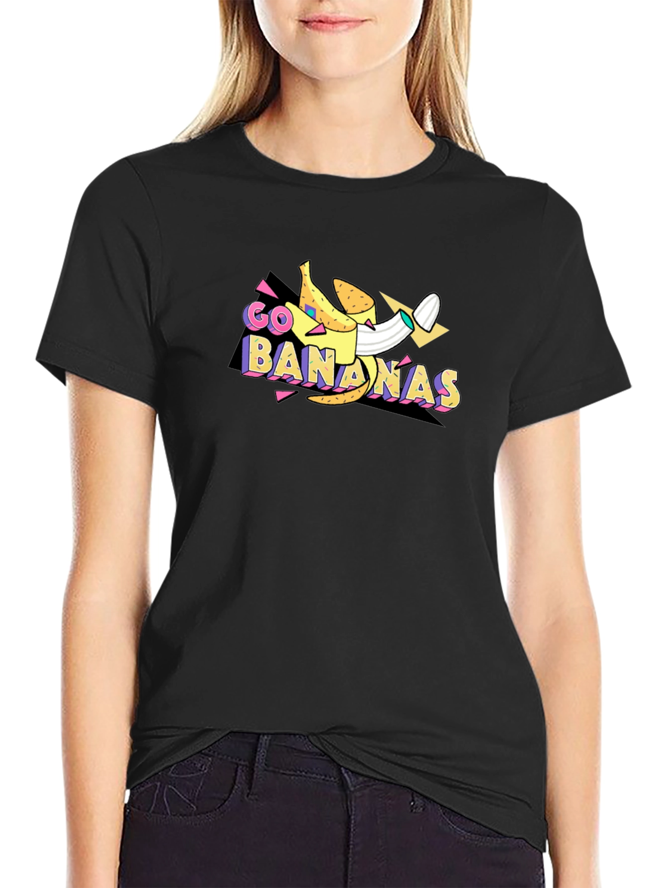Go Bananas Graphic T-Shirt - Black