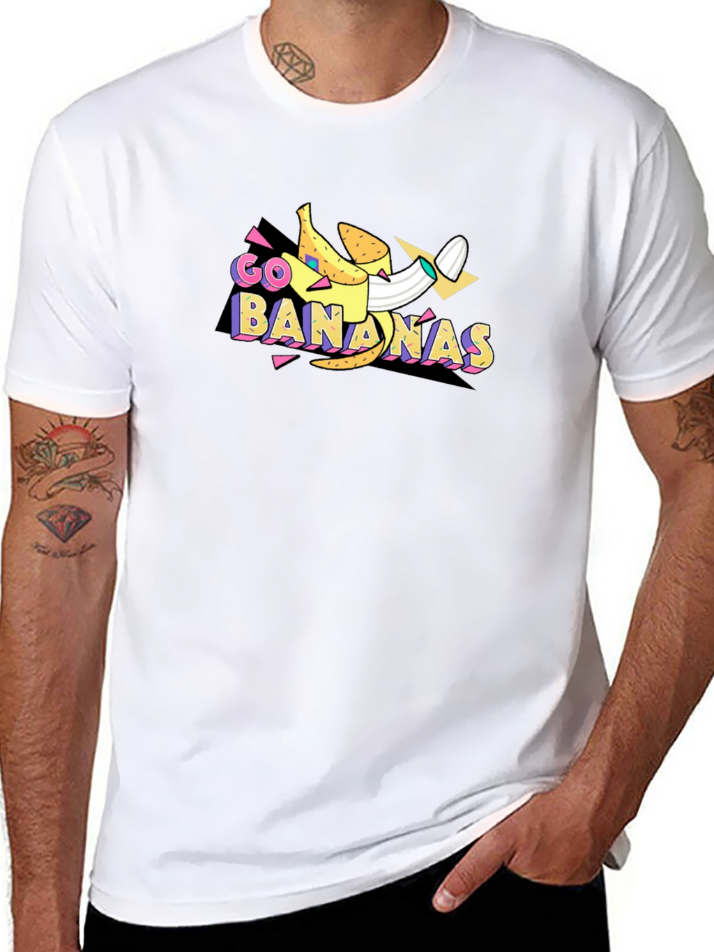 Go Bananas Graphic T-Shirt - Black