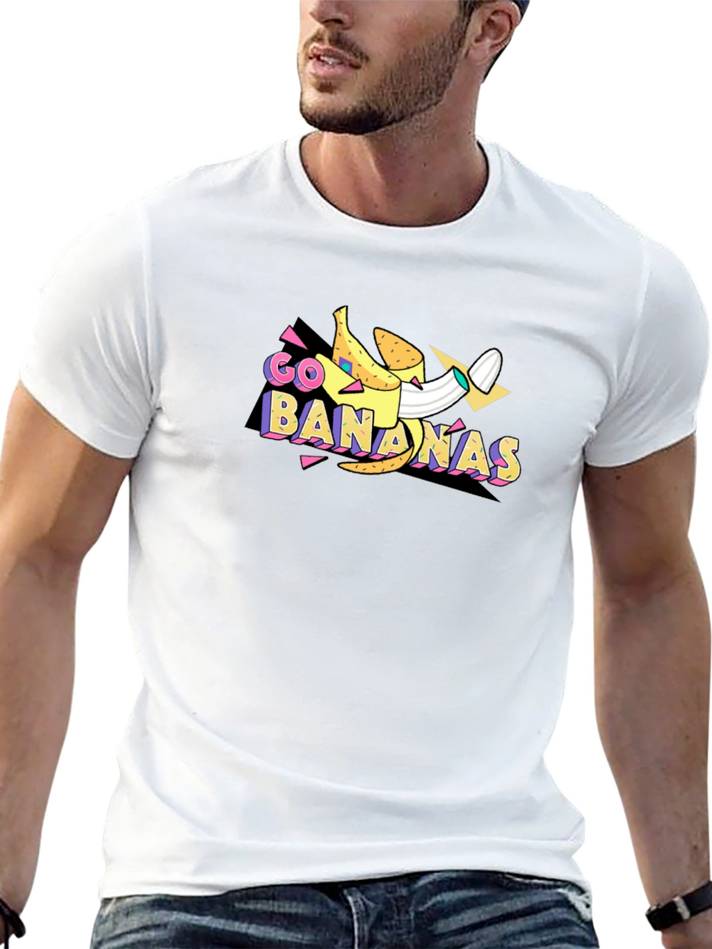 Go Bananas Graphic T-Shirt - Black