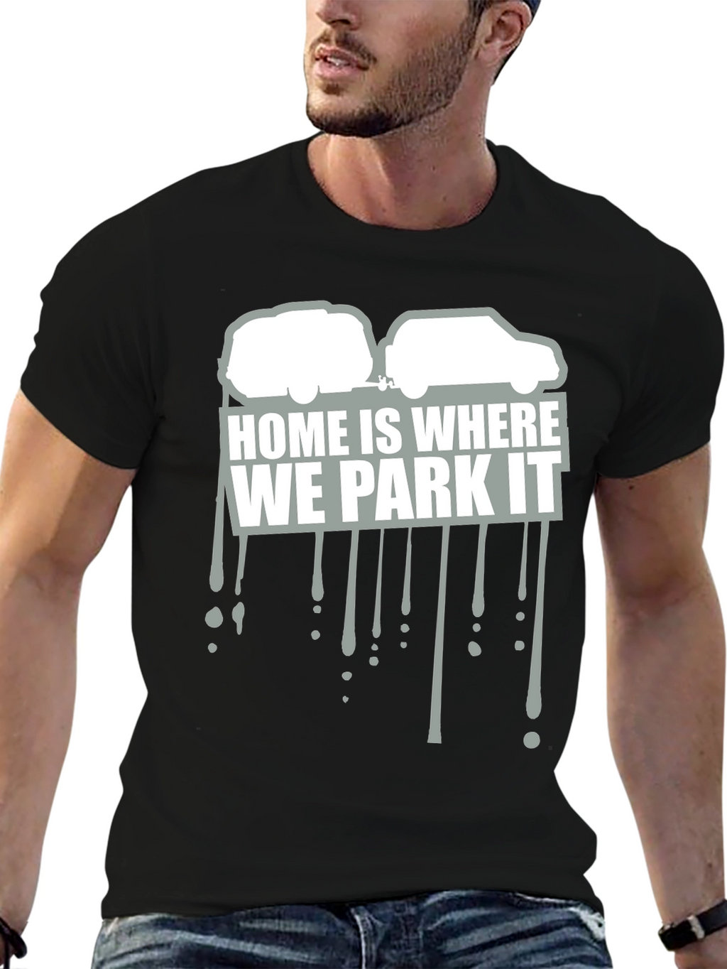 Home Is Where We Park It Graphic Tee