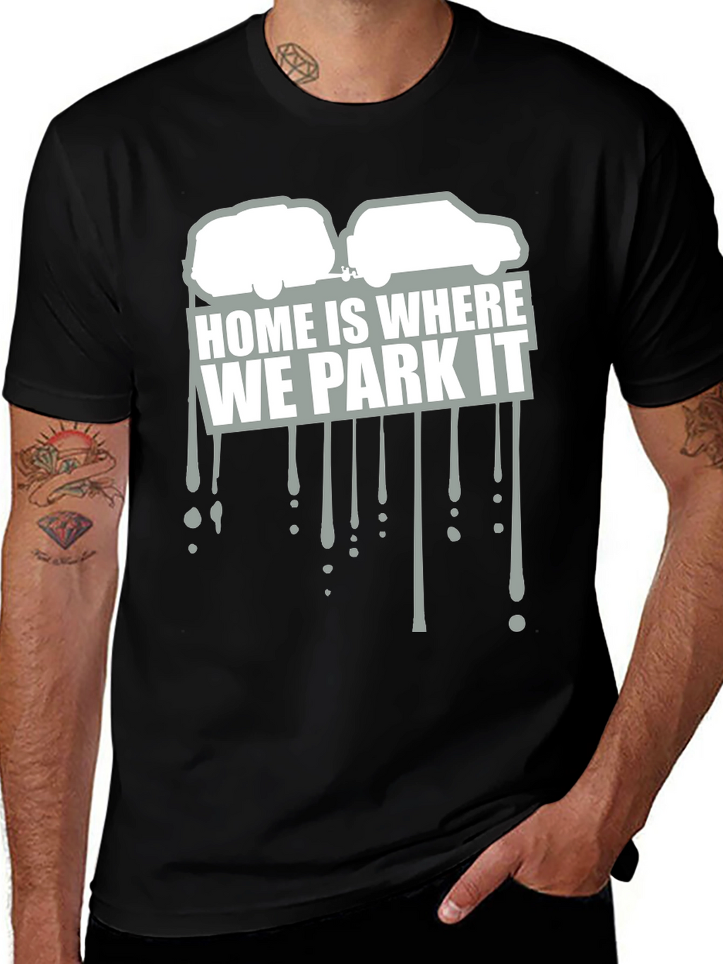 Home Is Where We Park It Graphic Tee
