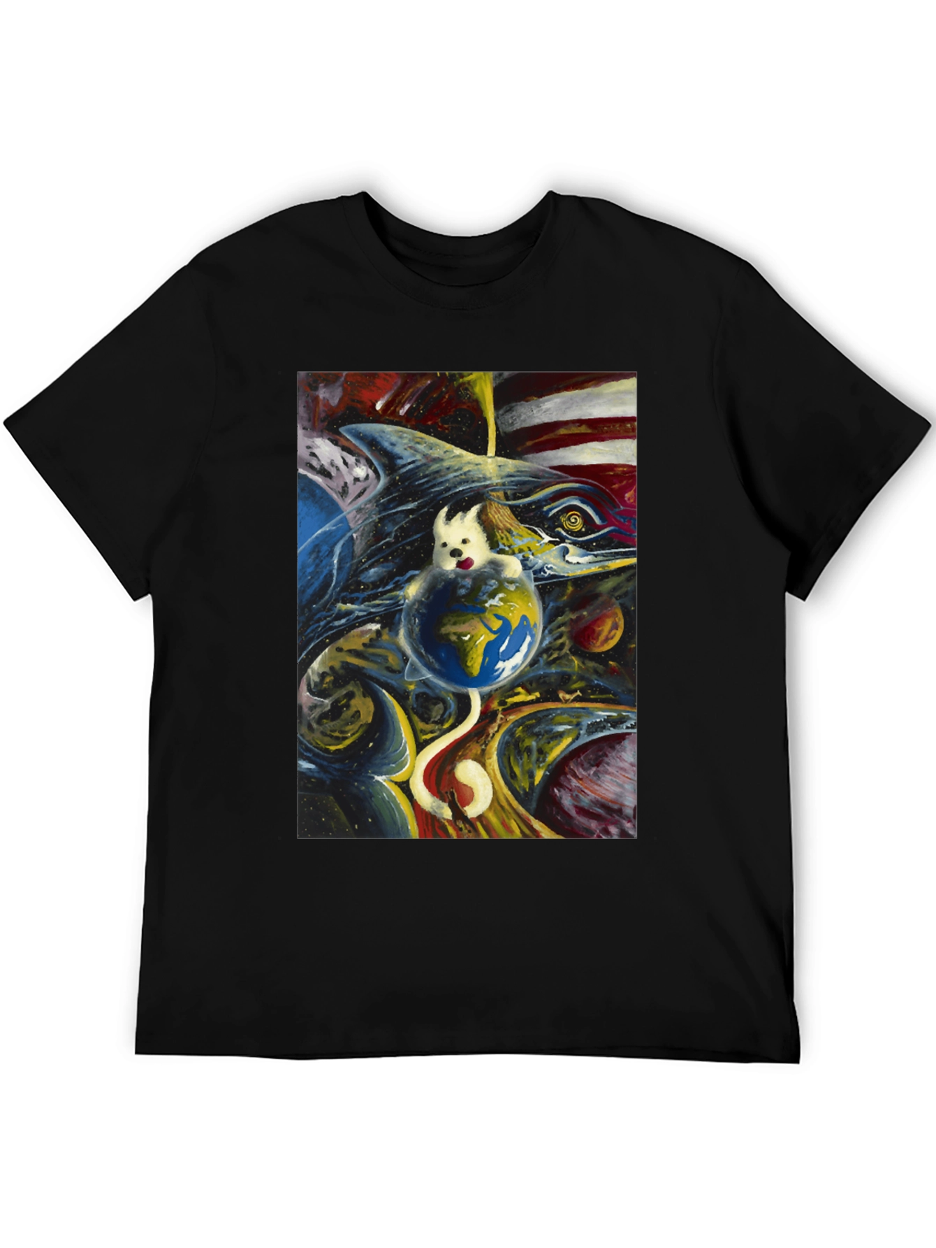 Cosmic Dog Earth T-Shirt