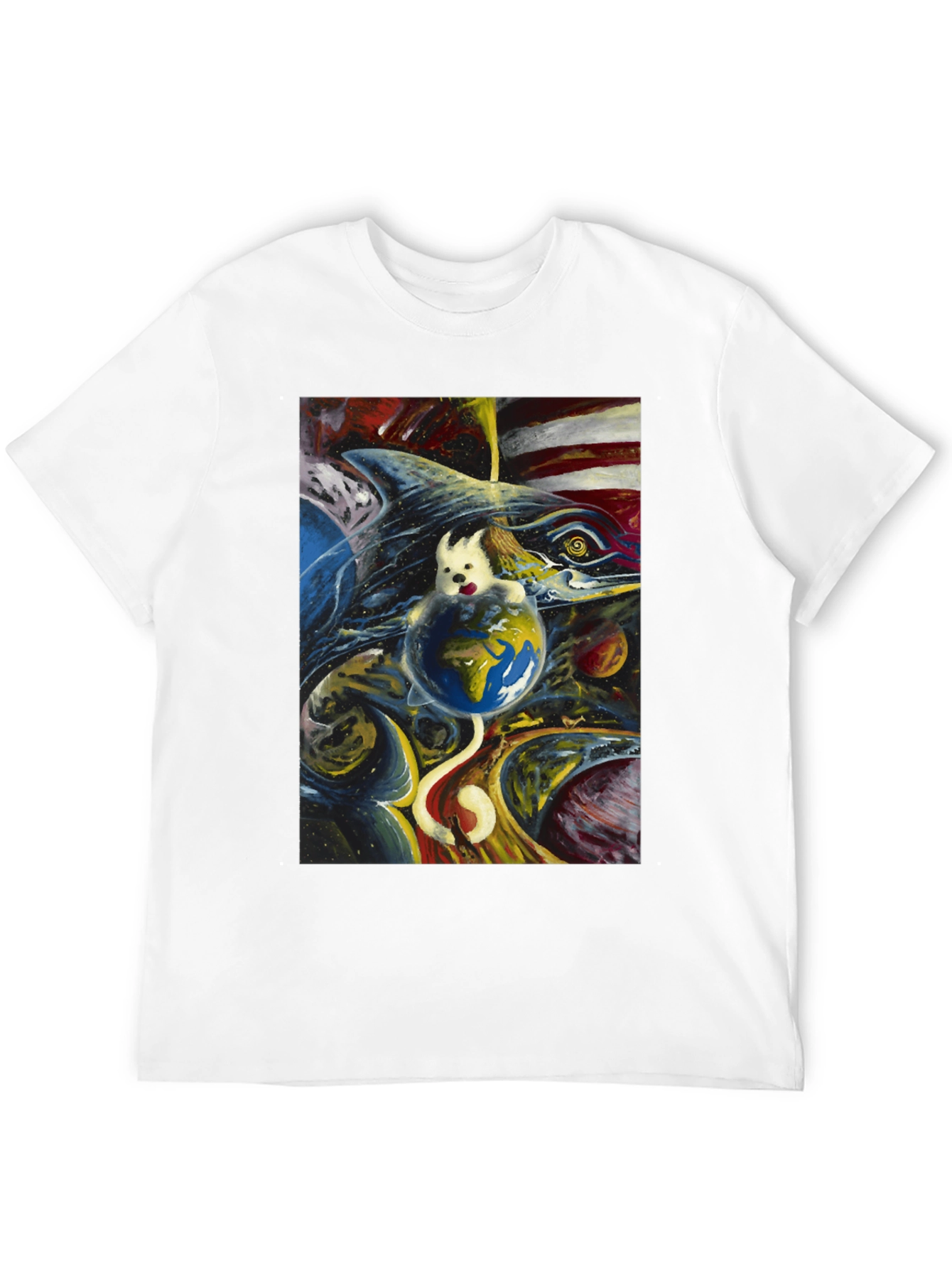 Cosmic Dog Earth T-Shirt