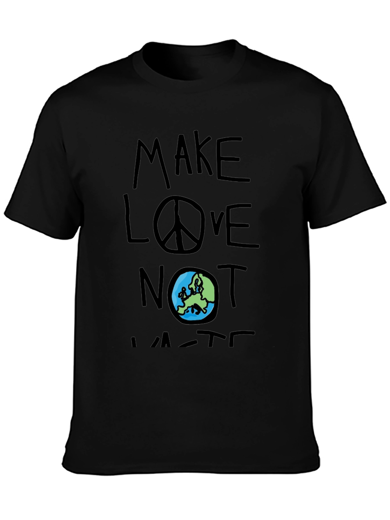 Make Love Not Waste Graphic T-Shirt