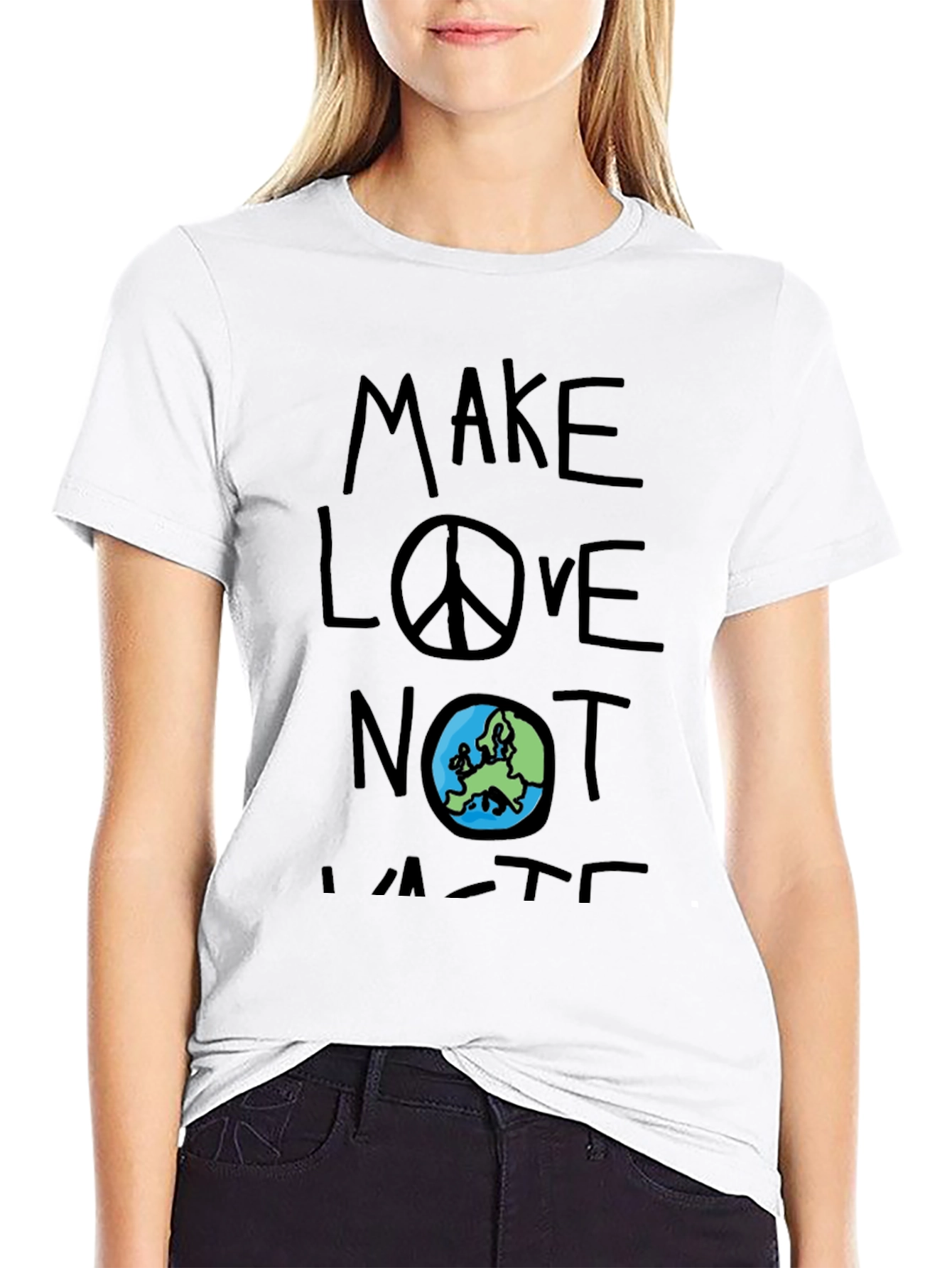 Make Love Not Waste Graphic T-Shirt