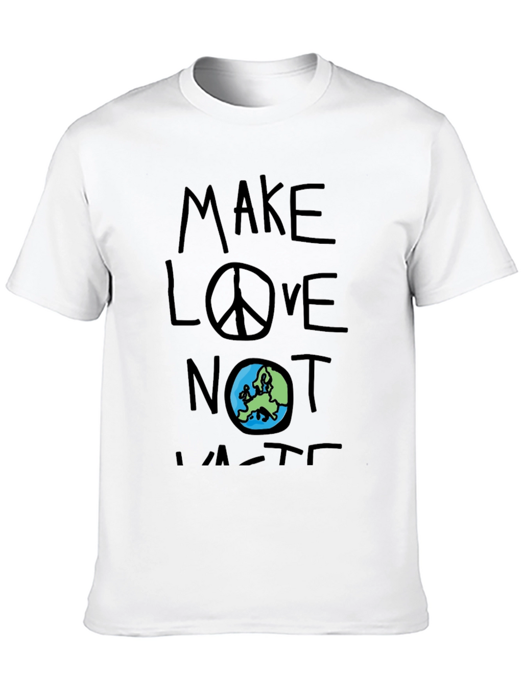 Make Love Not Waste Graphic T-Shirt