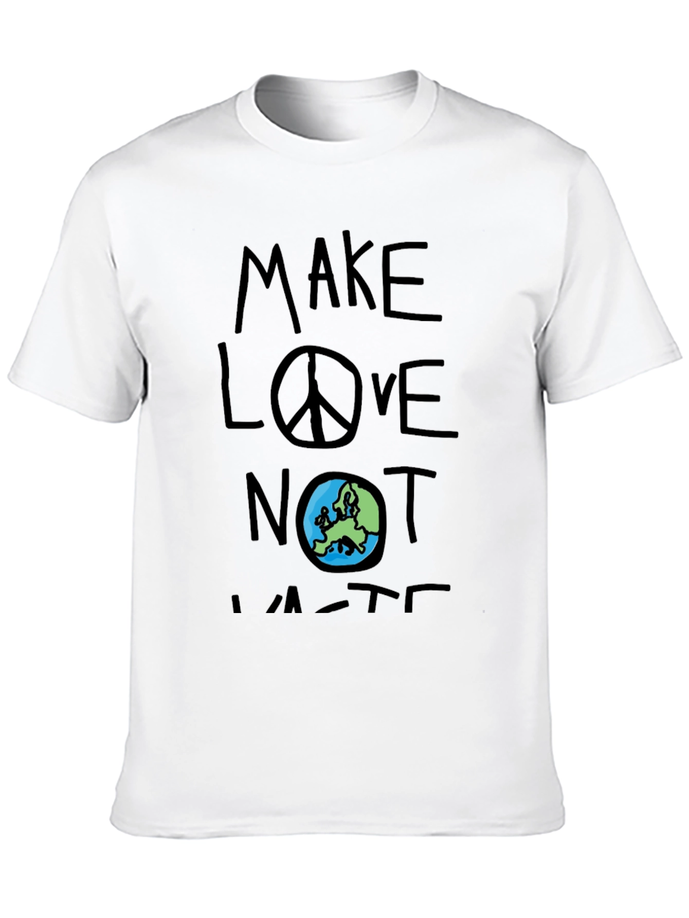 Make Love Not Waste Graphic T-Shirt